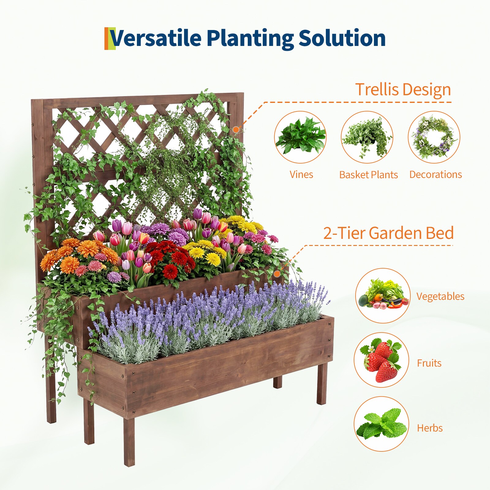Garvee WNUMCJBZCQKZ8HVB8SBK Raised-Garden-Beds - View #4