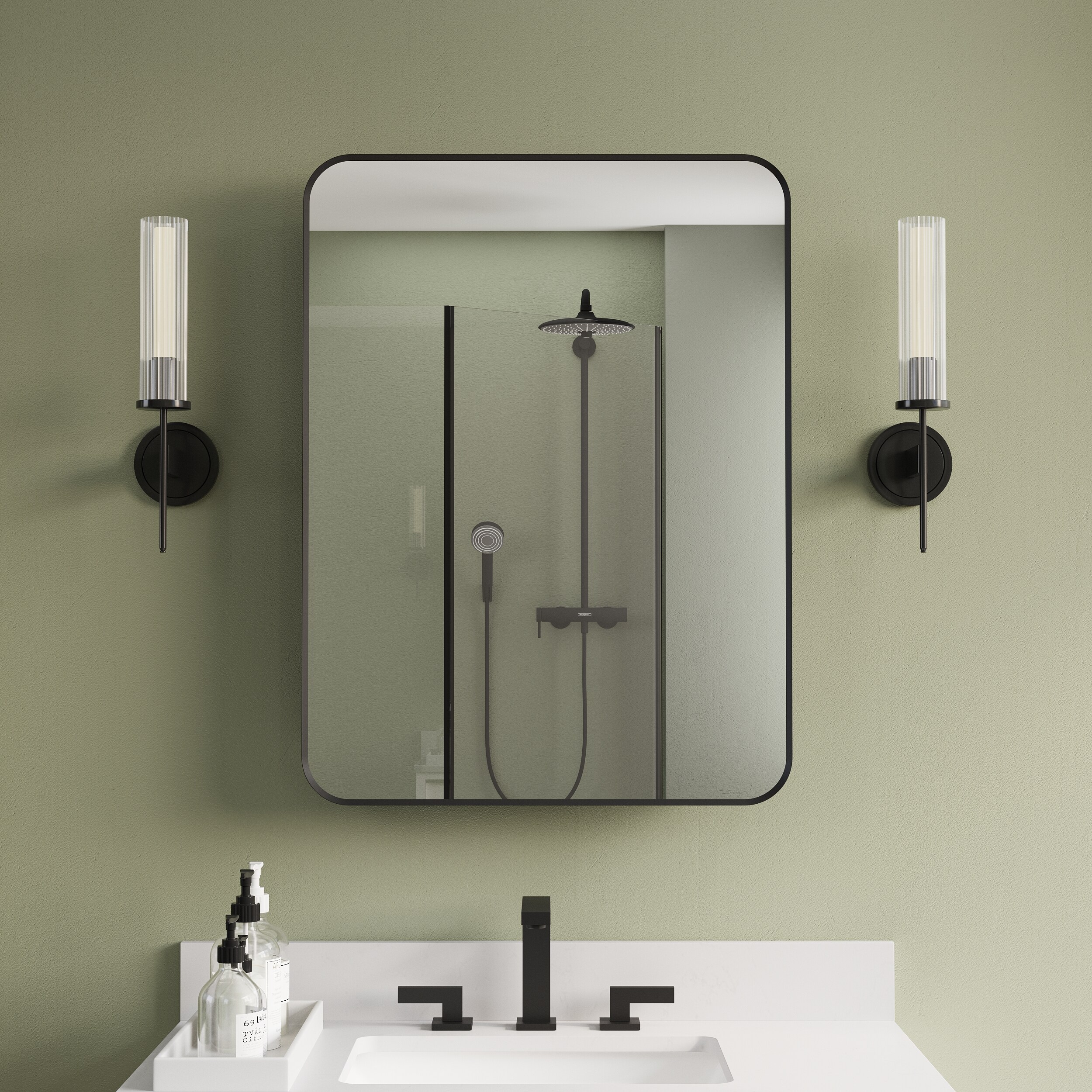 Forclover MCLE-2432MB-LR Bathroom-Medicine-Cabinets - View #10