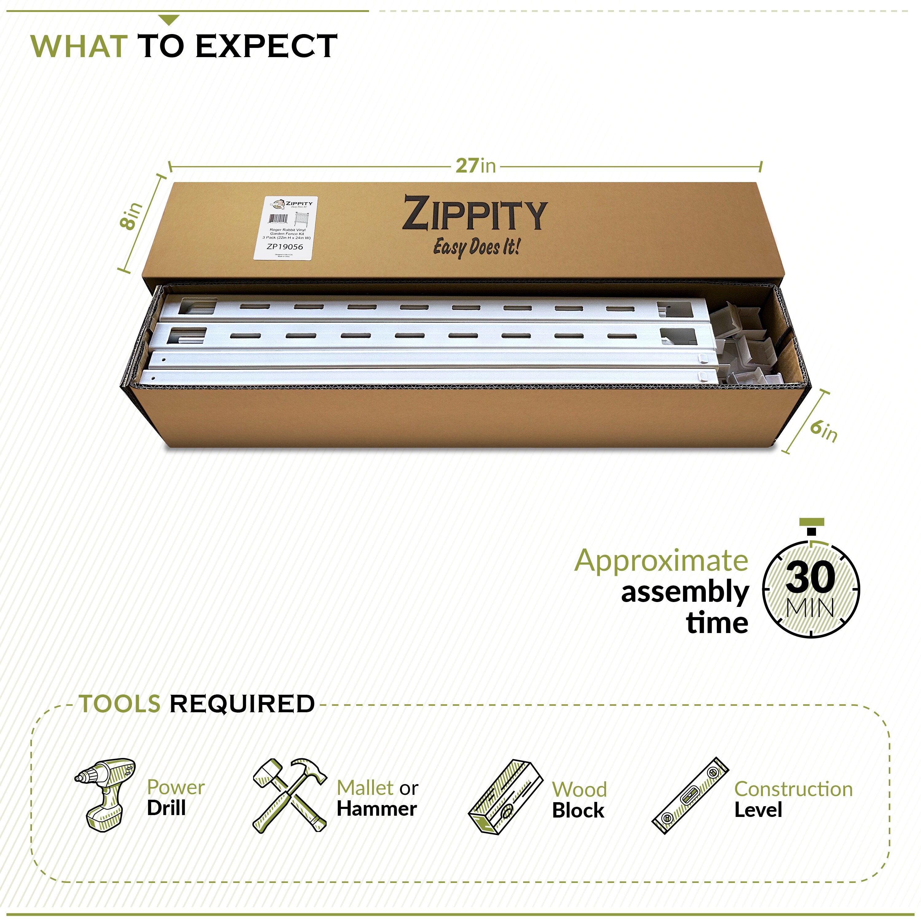 Zippity Outdoor Products ZP19056 Vinyl-Fence-Panels - View #8