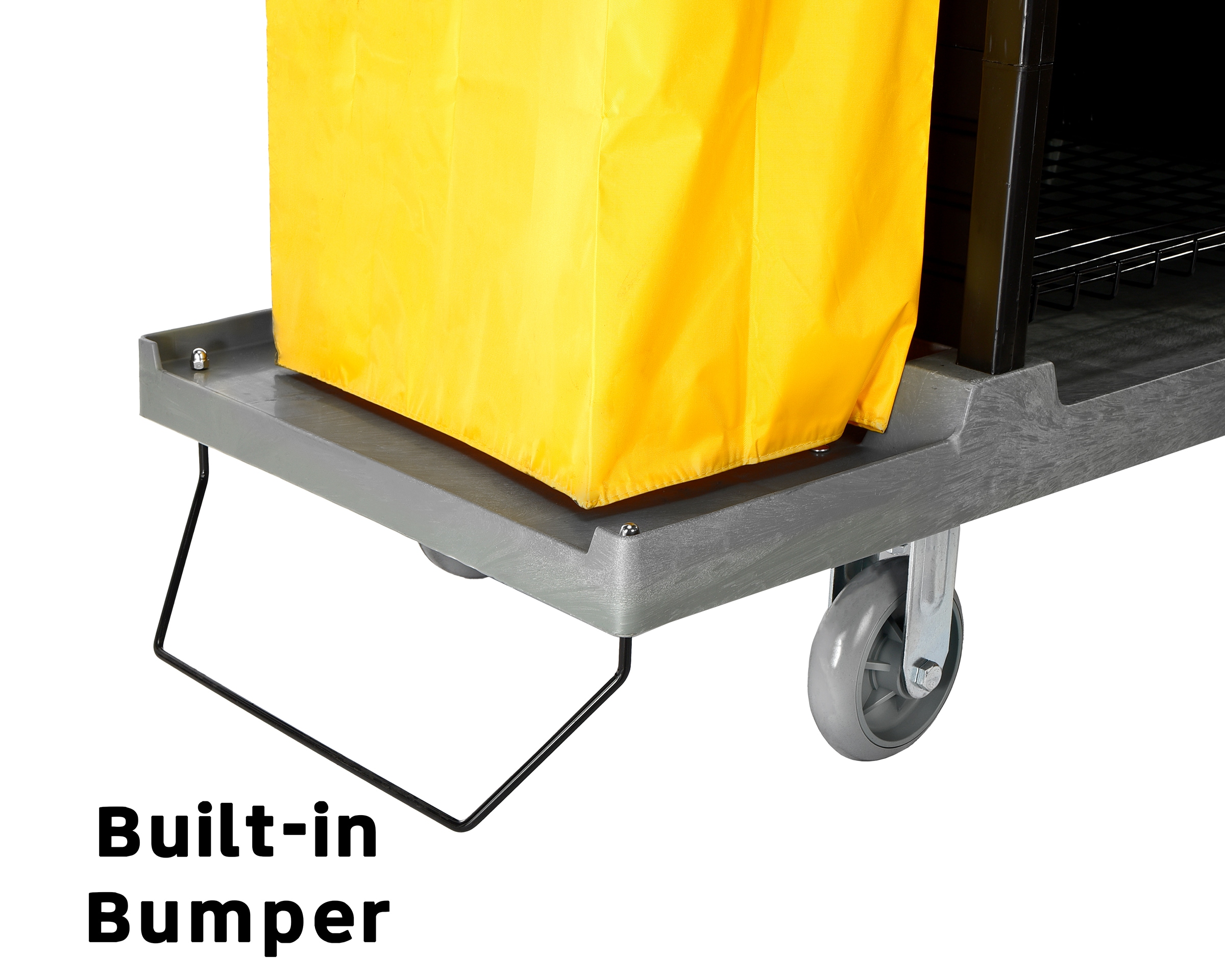 Alpine Industries Janitorial Cleaning Cart, 36-Quart Mop Bucket and Caution  Wet Floor Sign Kit in the Janitorial Carts department at