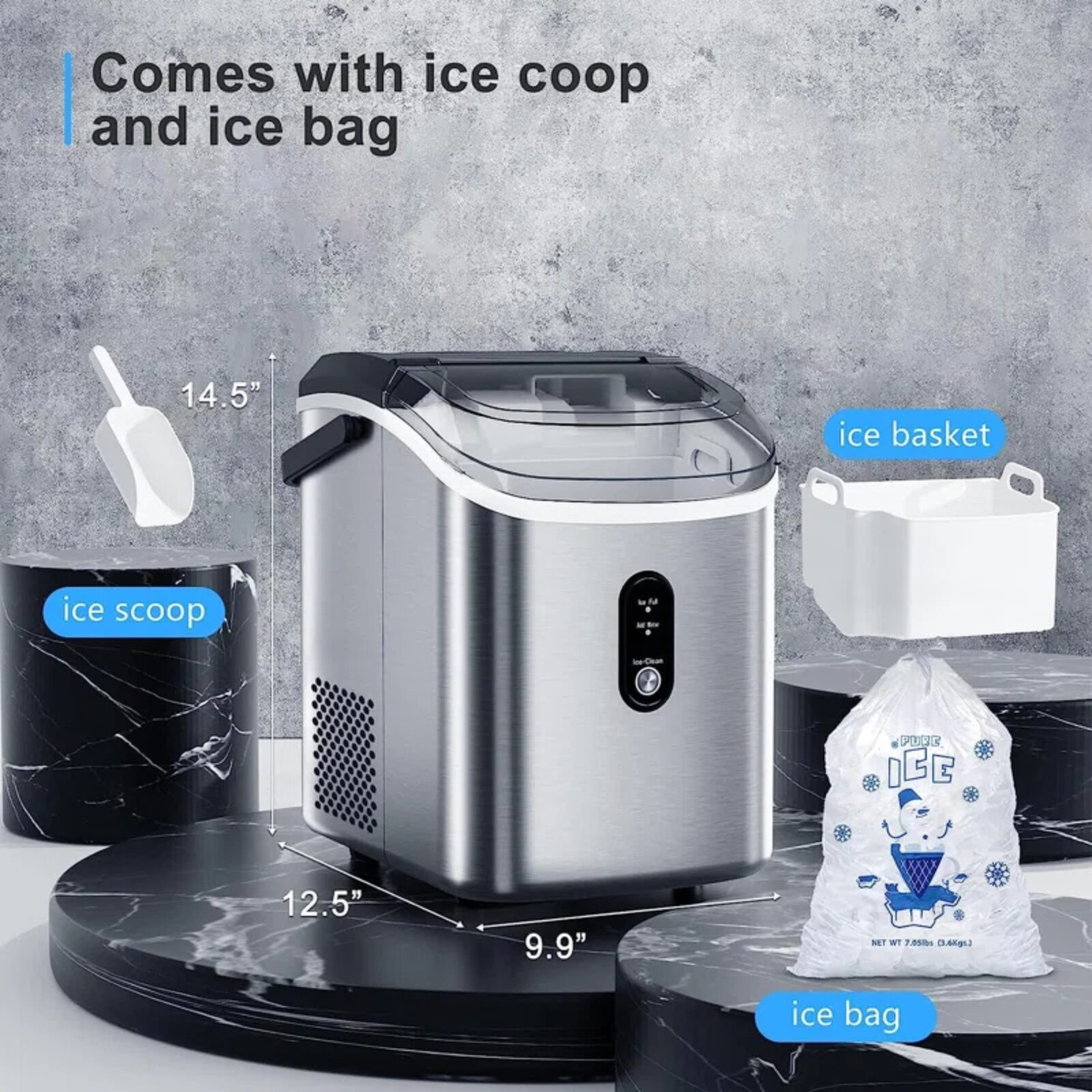 COWSAR LSIM-Z5815SNH Ice-Makers - View #6