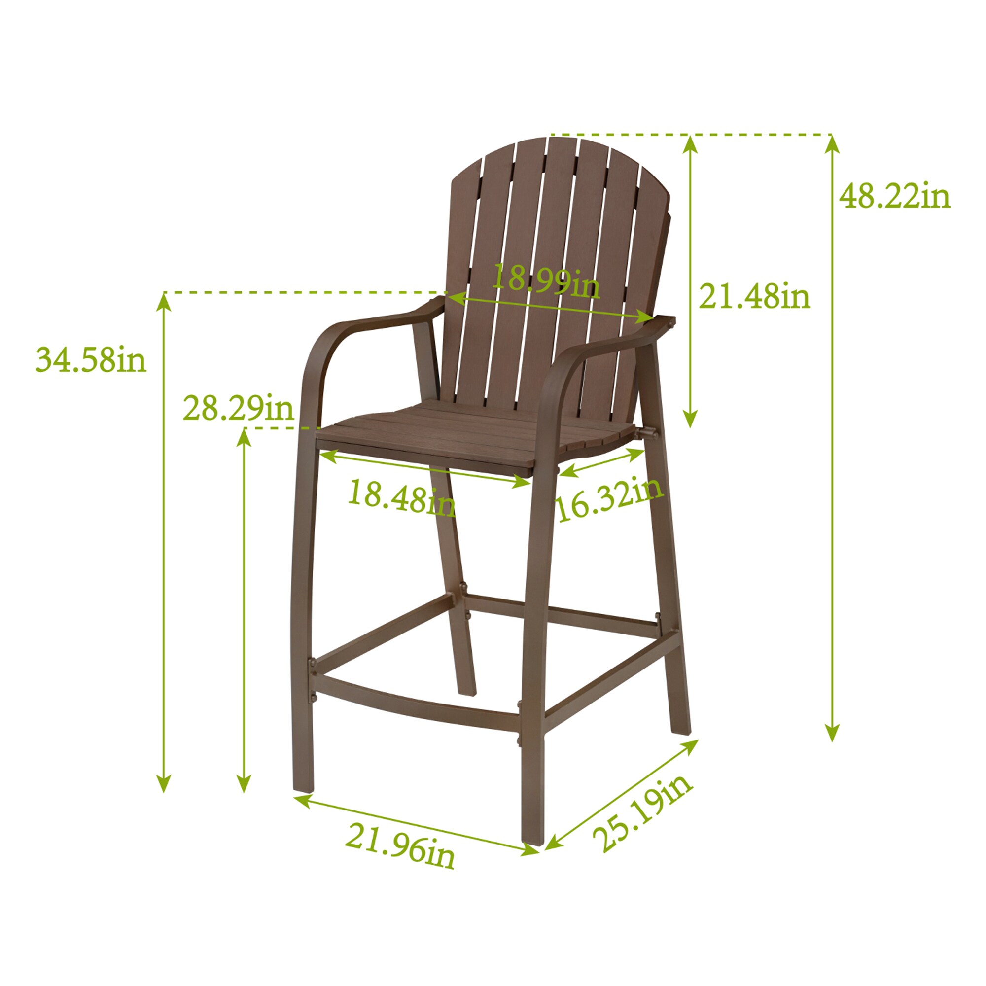 Pellebant PB-ST004BRN Patio-Chairs - View #5