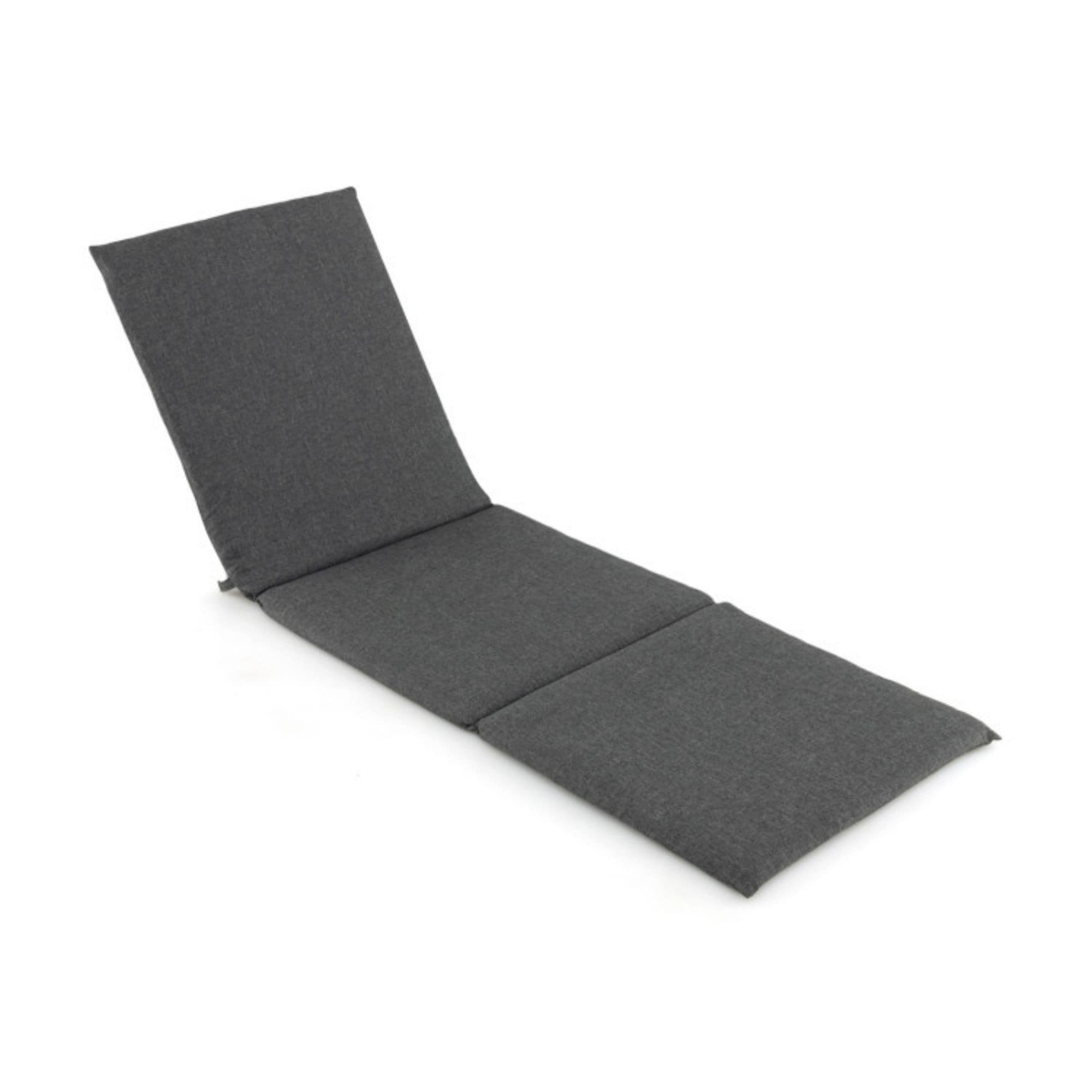 LIVIZA TDZ11525HS-1 72-in x 23-in Dark Gray Patio chair cushion