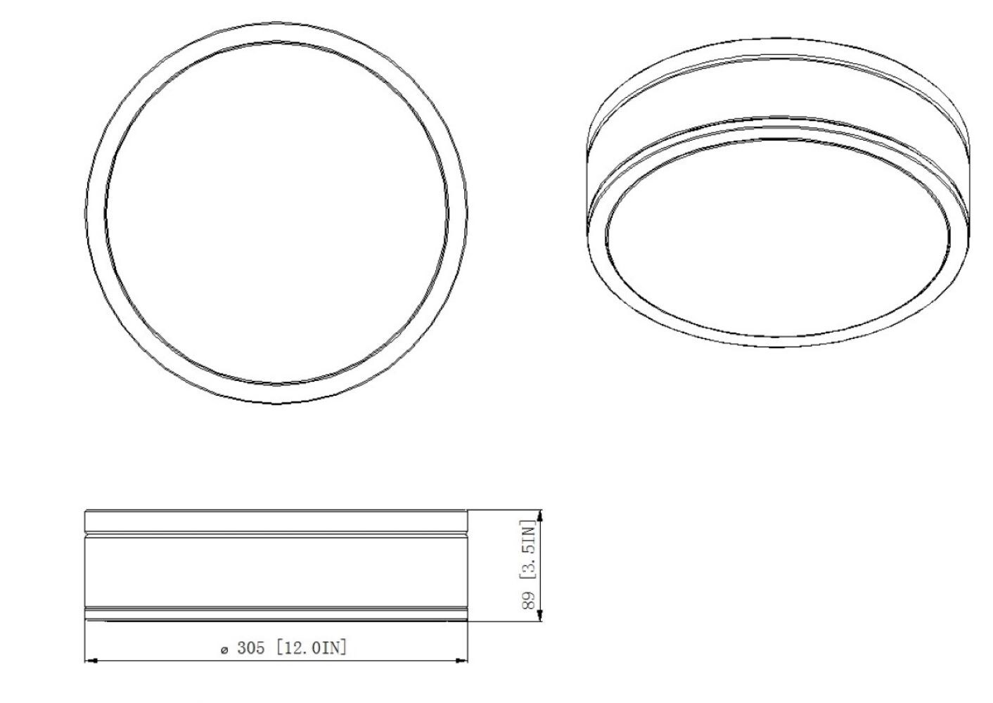 Z-Lite 1012F12-MGLD-LED flushmounts - View #8