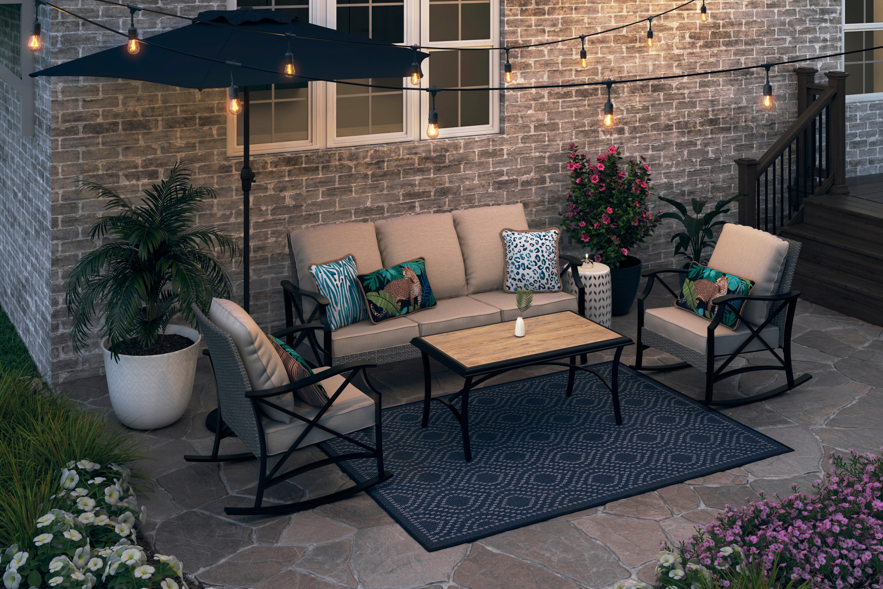 Style Selections LG-21119A-4PCR Patio-Conversation-Sets - View #17