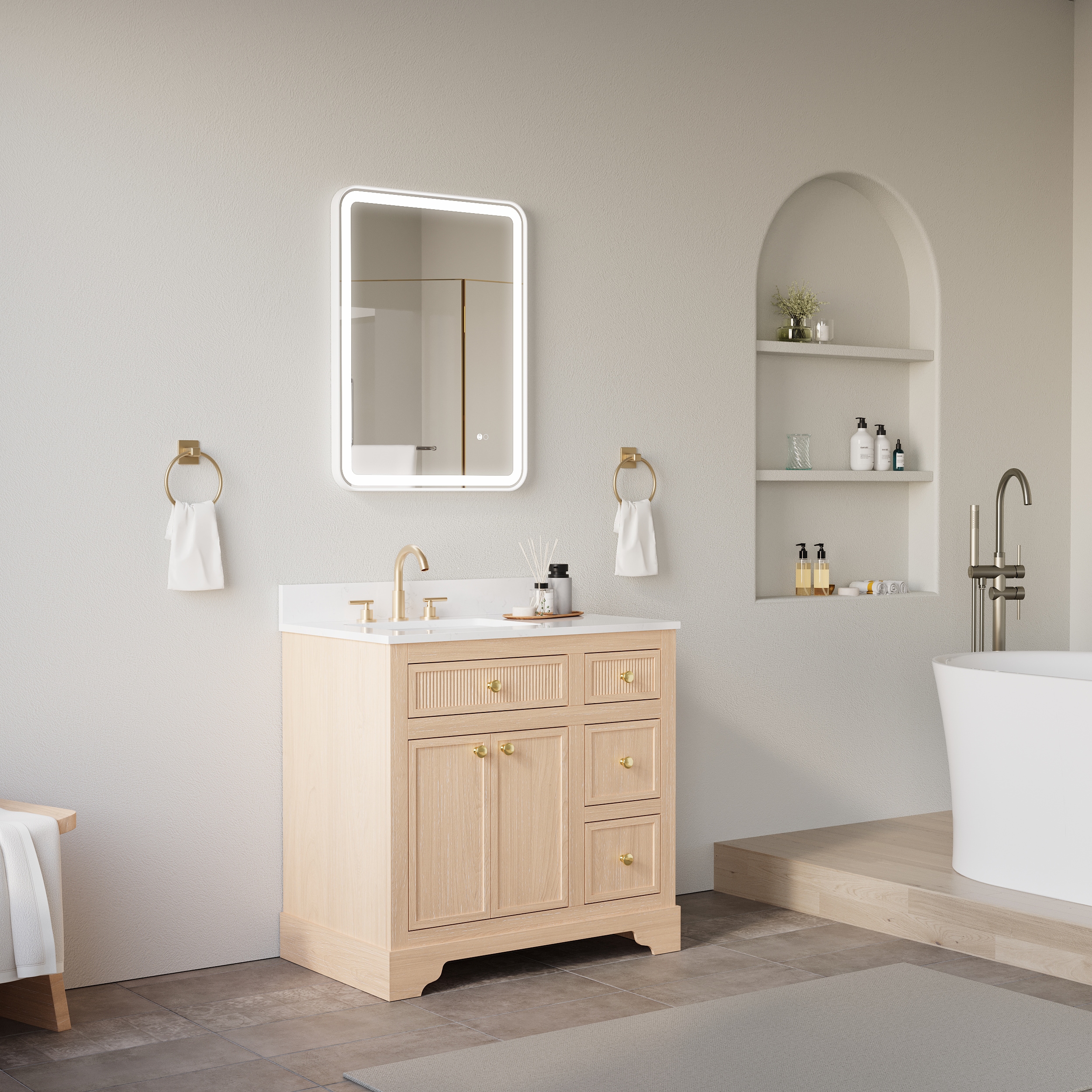 CALVON RC9-2432WT Framed-Bath-Mirrors - View #7