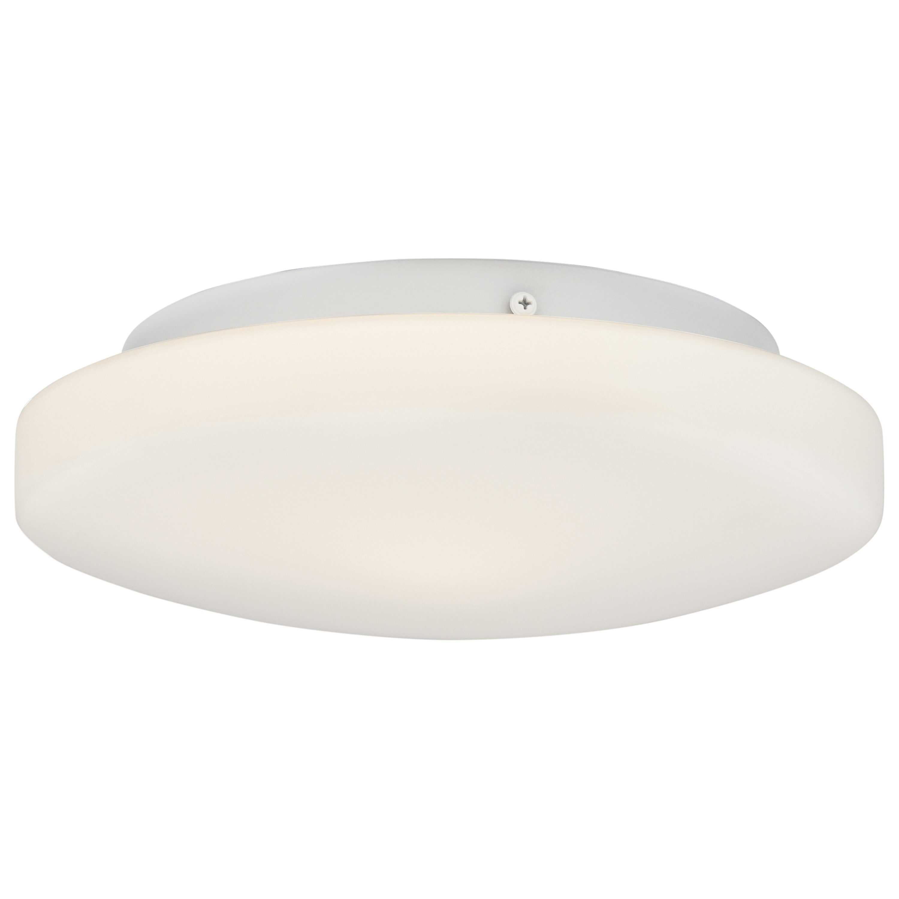 Access Lighting 50160LEDDLP-WH/OPL Orion 2 -Light 10.75-in Gloss White Indoor/Outdoor Flush Mount Light