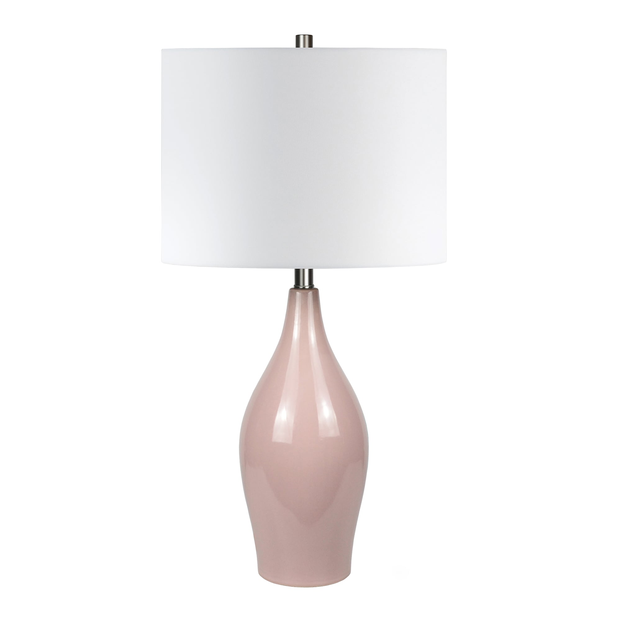Hailey Home Niklas 2825-in Rose Table Lamp with Fabric Shade in the ...