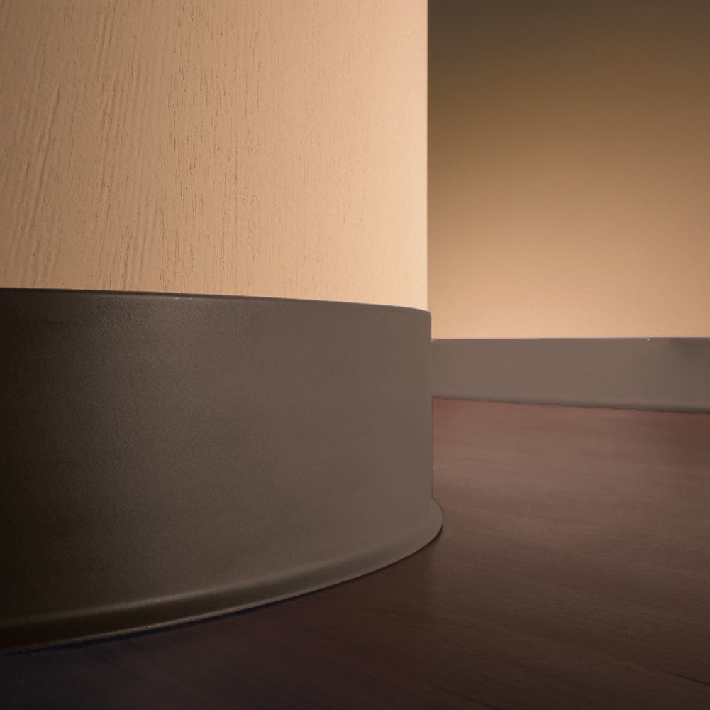 Flexco Bark 0.08-in T x 6-in W x 1440-in L Vinyl Wall Base