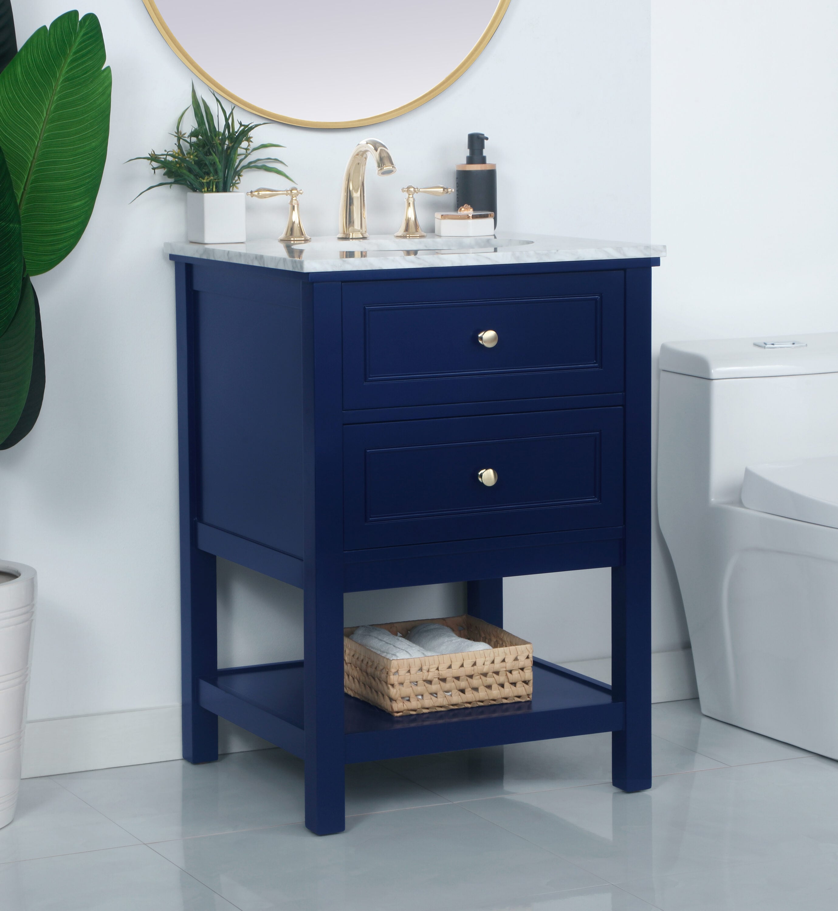 Elegant Decor HF81072BL Bath-Vanity-Combo - View #4
