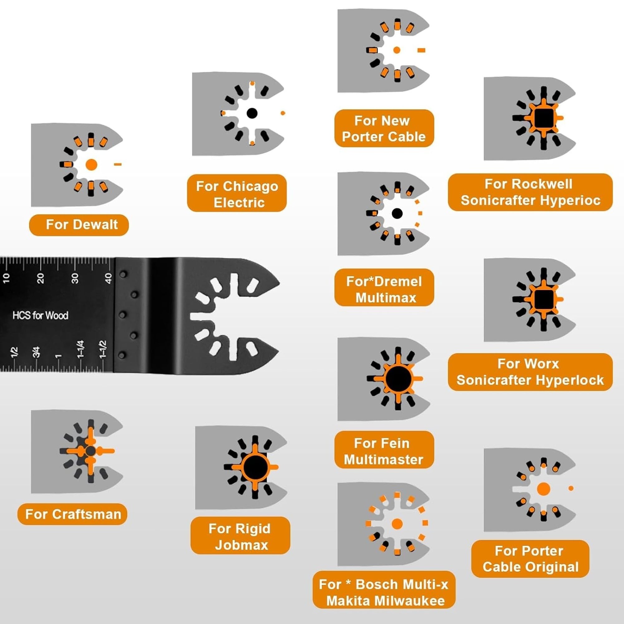 Angel Sar L2MJA612OTAK9 Oscillating-Accessory-Kits - View #6