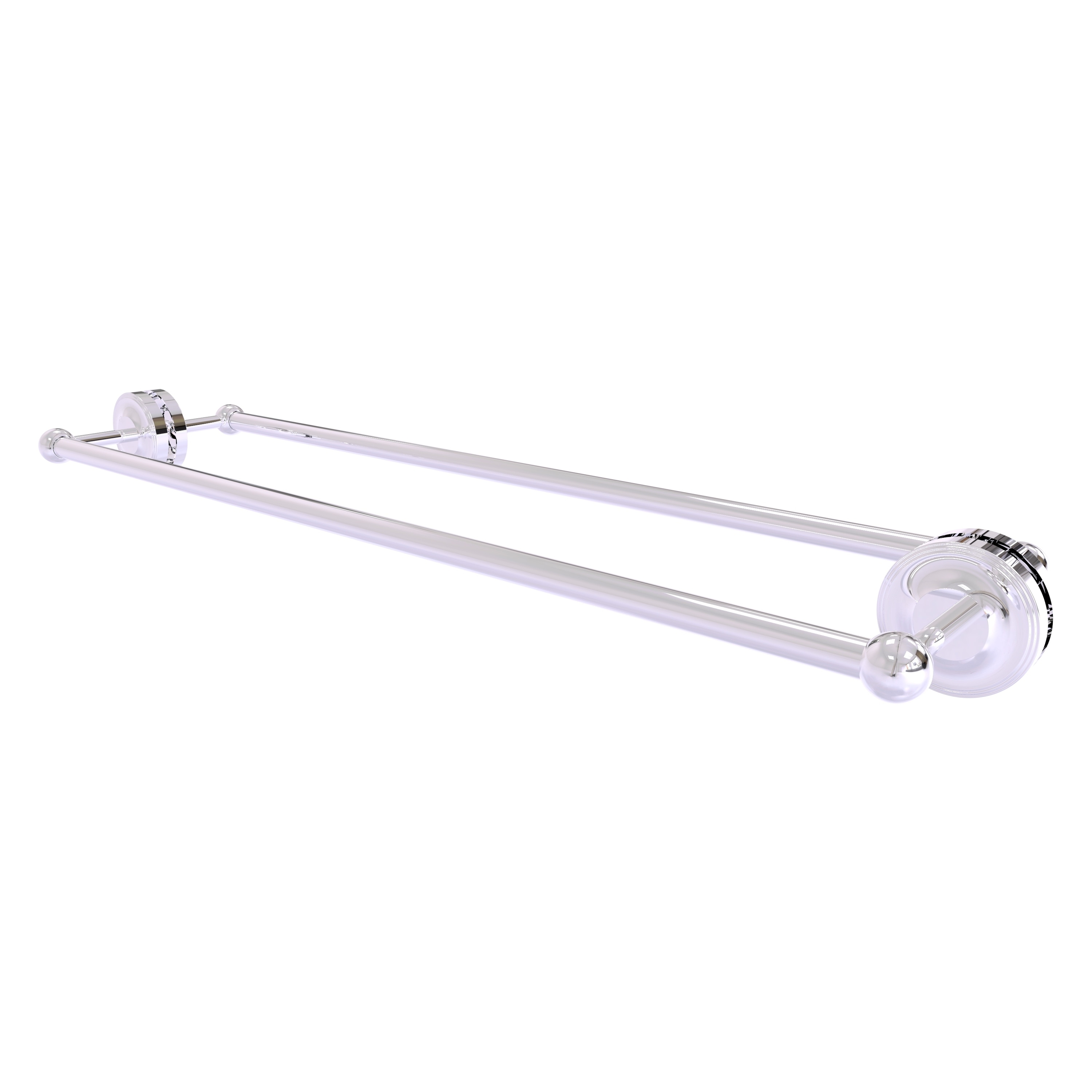 Allied Brass PR-41-BB-30-PC Prestige Regal 30-in double Polished Chrome Wall mount Double Towel Bar