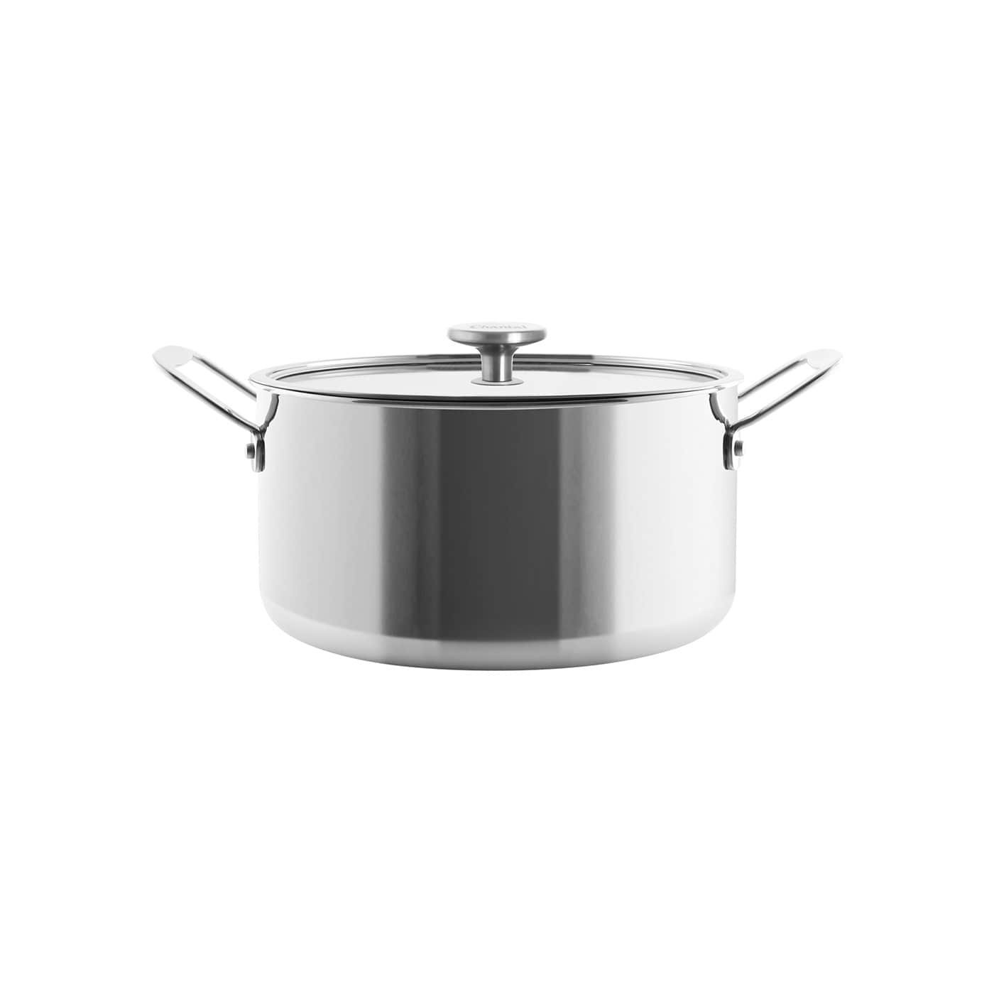 Chantal  3.Clad 7 qt. Stock Pot with Glass Lid