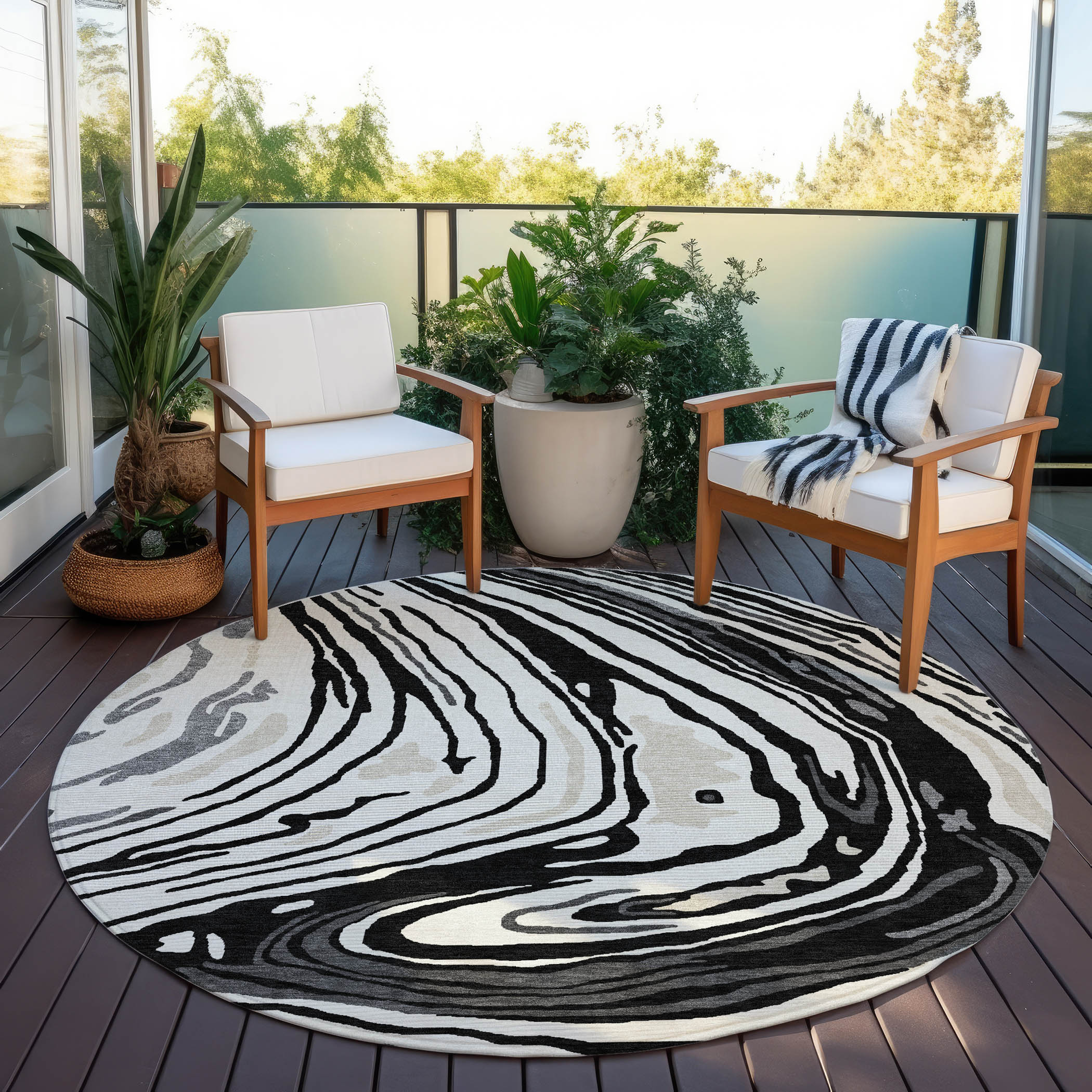 Addison Rugs ACN1051BK8RO rugs - View #7