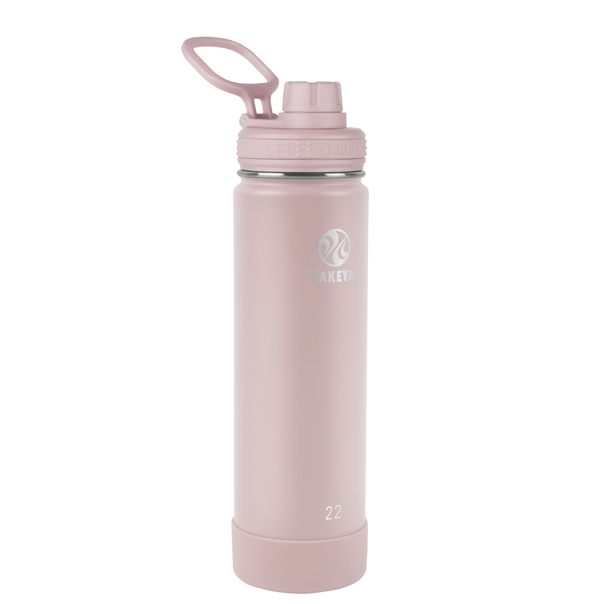 Takeya 22-fl oz Stainless Steel Insulated Water Bottle - Blush 50293 at ...