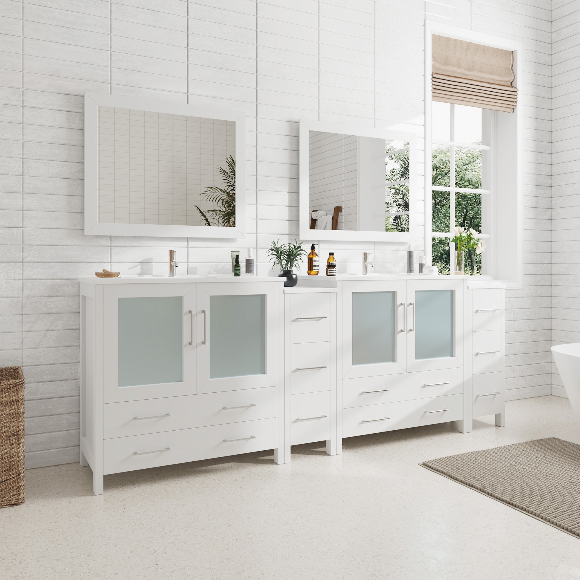 Vanity Art VA3036-96W Bath-Vanity-Combo - View #2