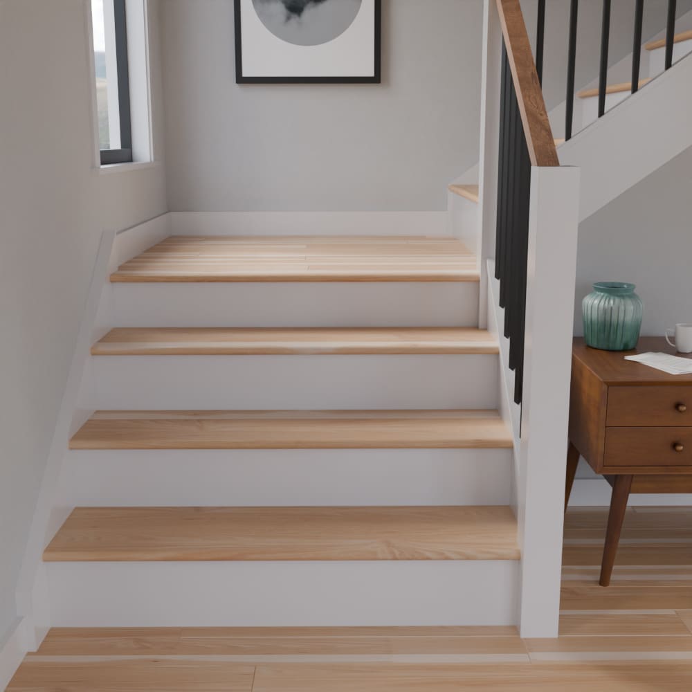 Stairtek 48-in L x 7.5-in W x 0.375-in T White MDF Stair Riser in the ...