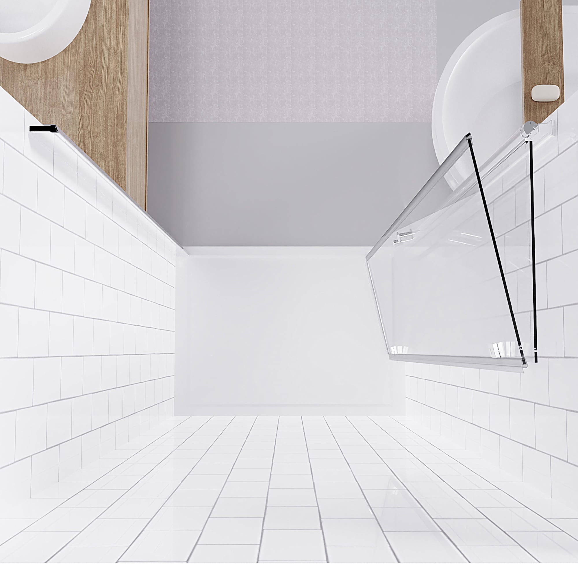 Lordear LD-ZDM6604BN Shower-Doors - View #4