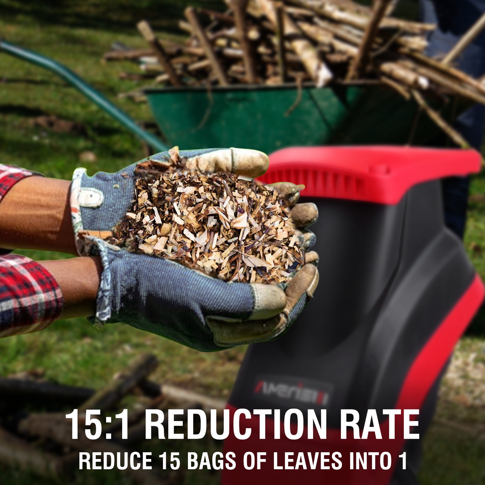 Amerisun AM6610 Electric-Chipper-Shredders - View #4