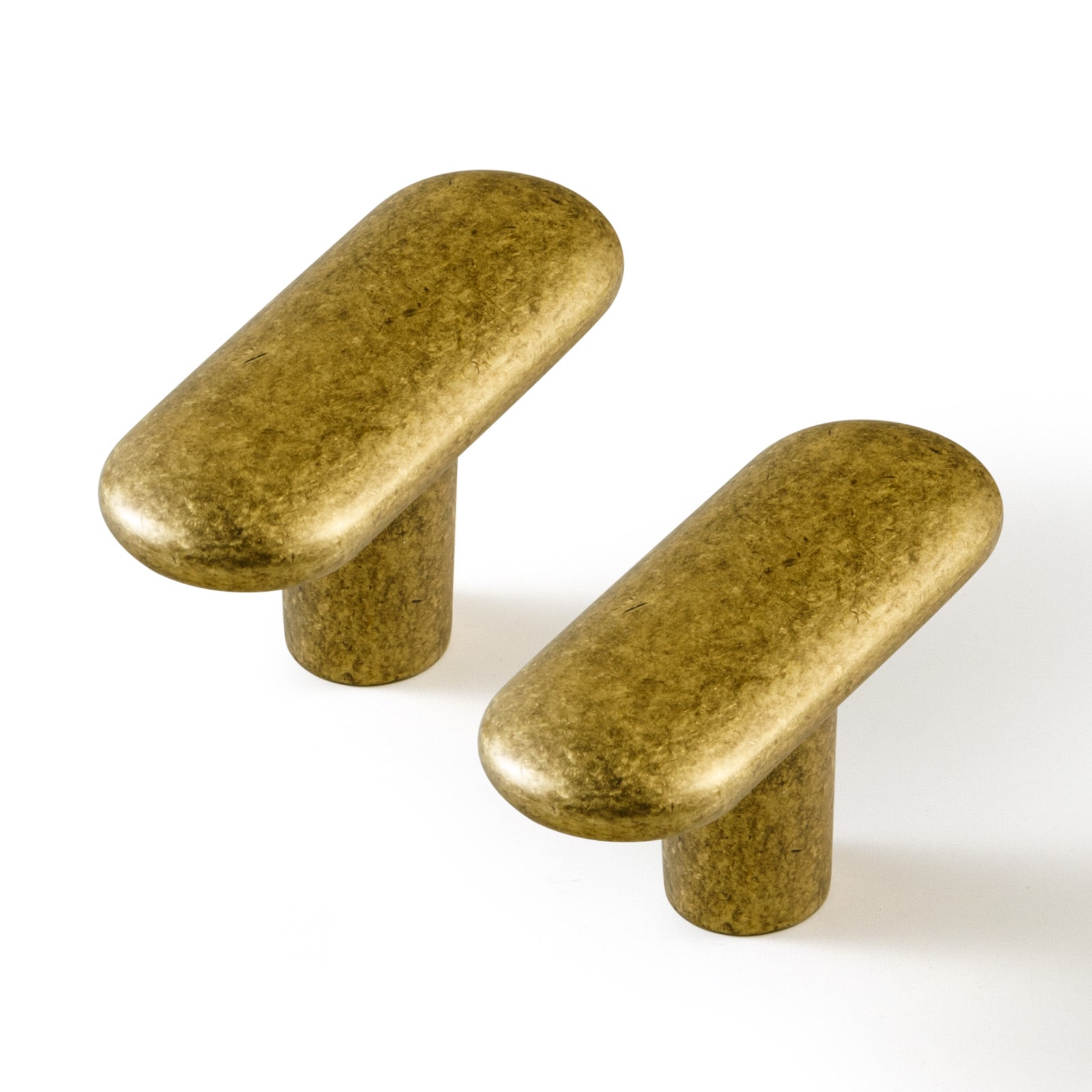 Miaokesen 9572GT-DK 1-15/16-in Antique Brass Novelty Classic Cabinet Knob 6 -Pack