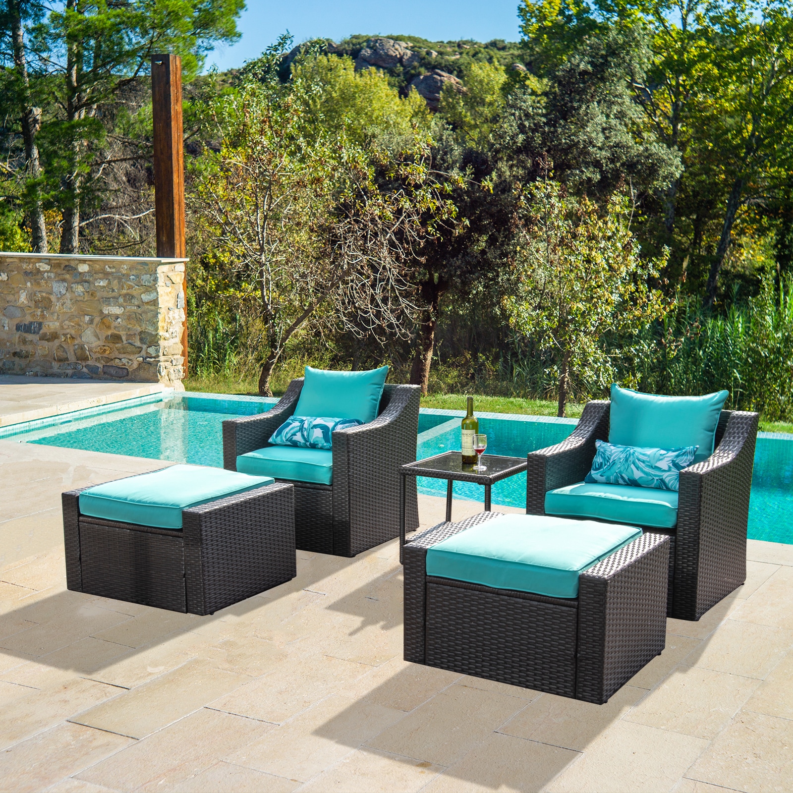 Flynama LY-V-FX05BL-1-2 Patio-Conversation-Sets - View #2