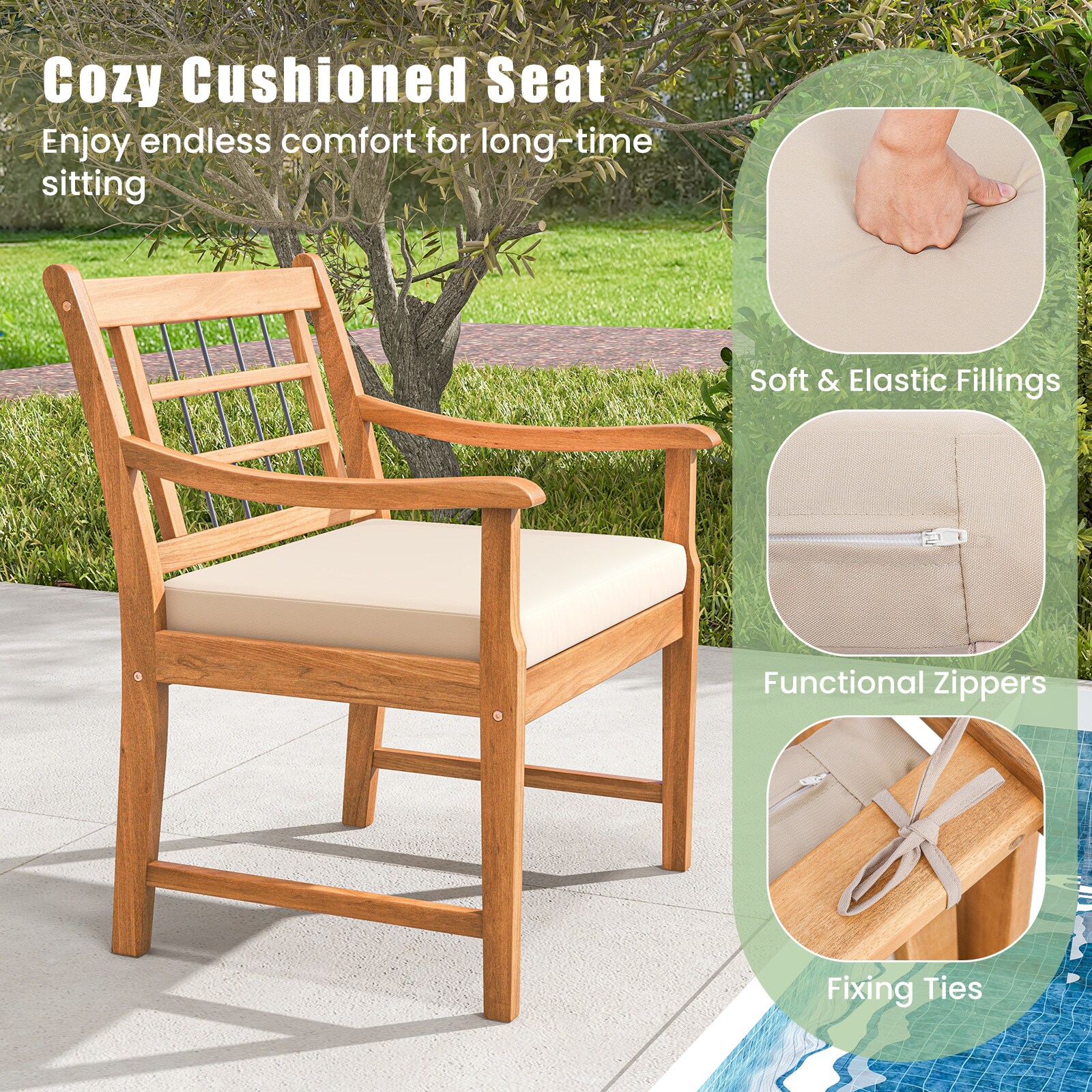Ayelon 587WHLW4KHW72 Patio-Conversation-Sets - View #3