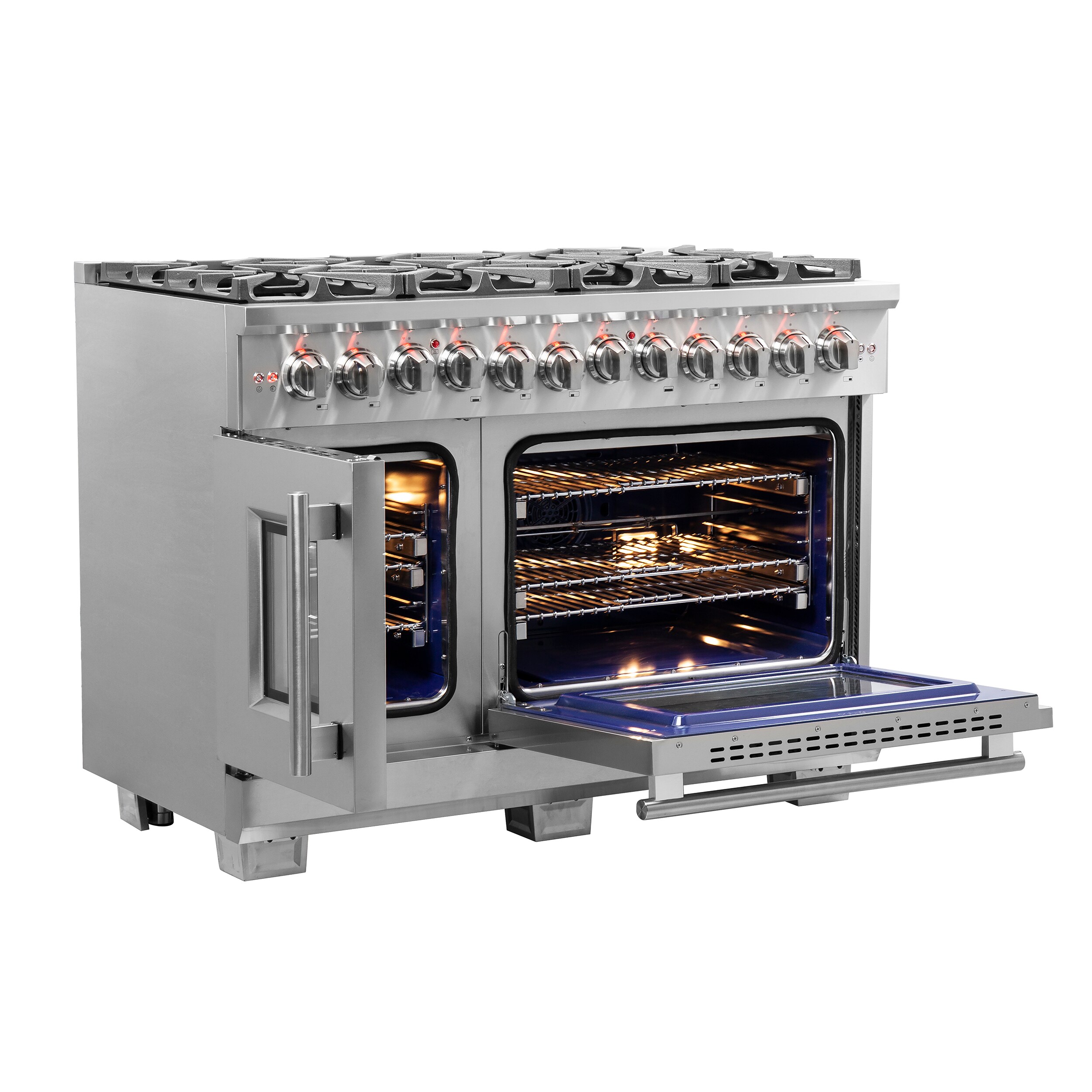 FORNO FFSGS6387-48 Double-Dual-Fuel-Ranges - View #5