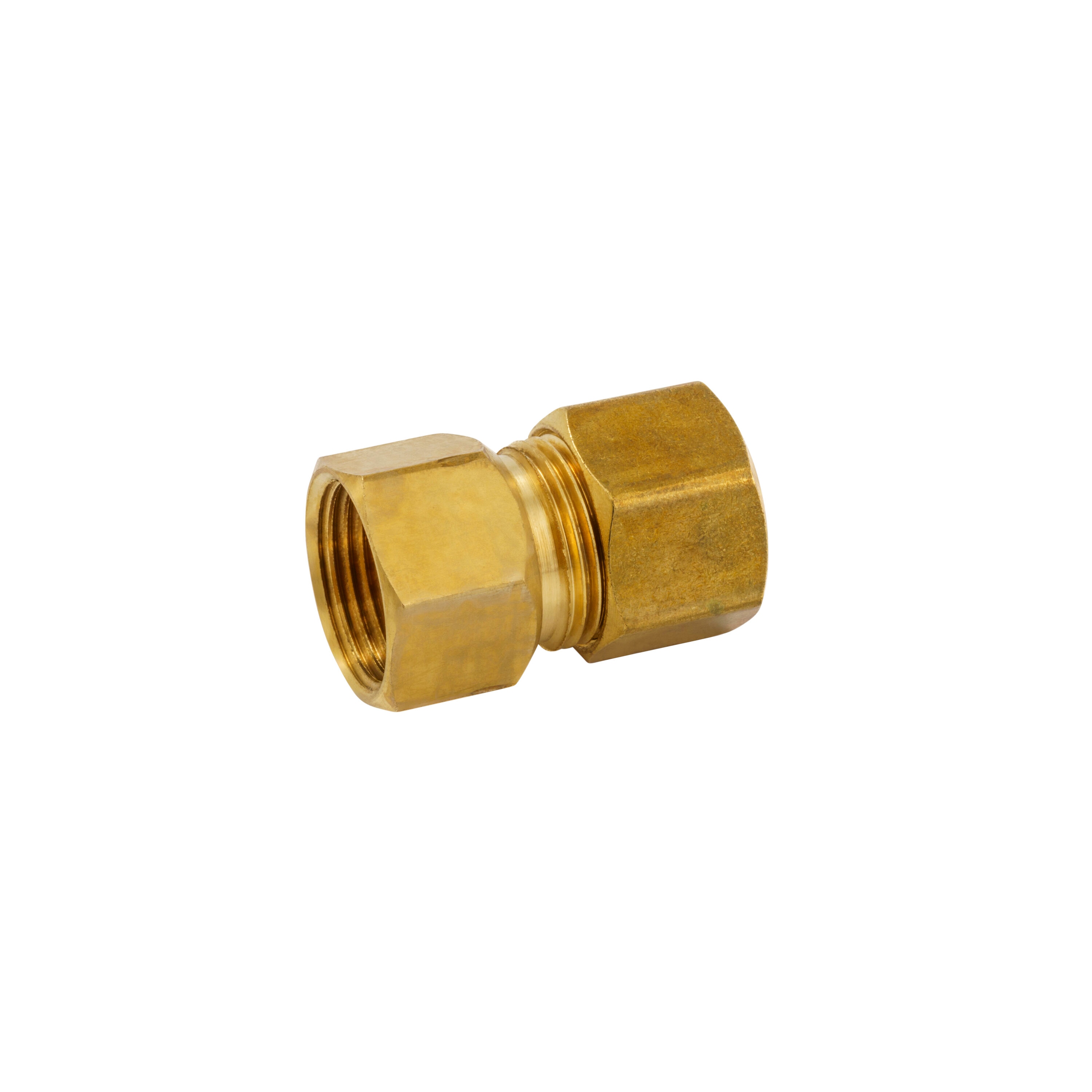 Compression Fitting, Adapter, Lead Free Brass, 3/16 Compression x 1/8 In.  FPT
