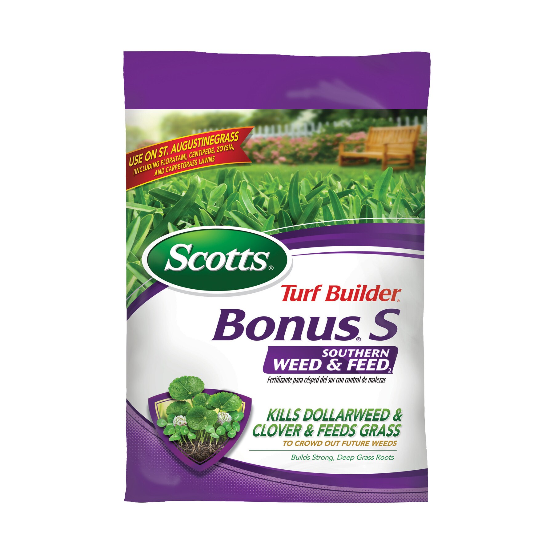 Scotts 22330 Turf Builder Bonus S 27.59-lb 8000-sq ft 29-0-10 All-purpose Weed & Feed Fertilizer