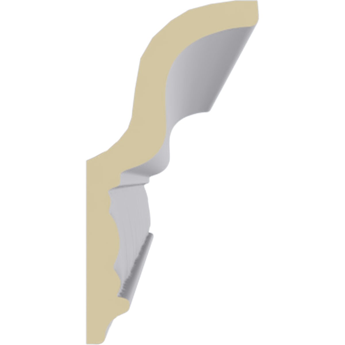 Ekena Millwork MLD03X01X03AL-CASE-8 Crown-Moulding - View #2