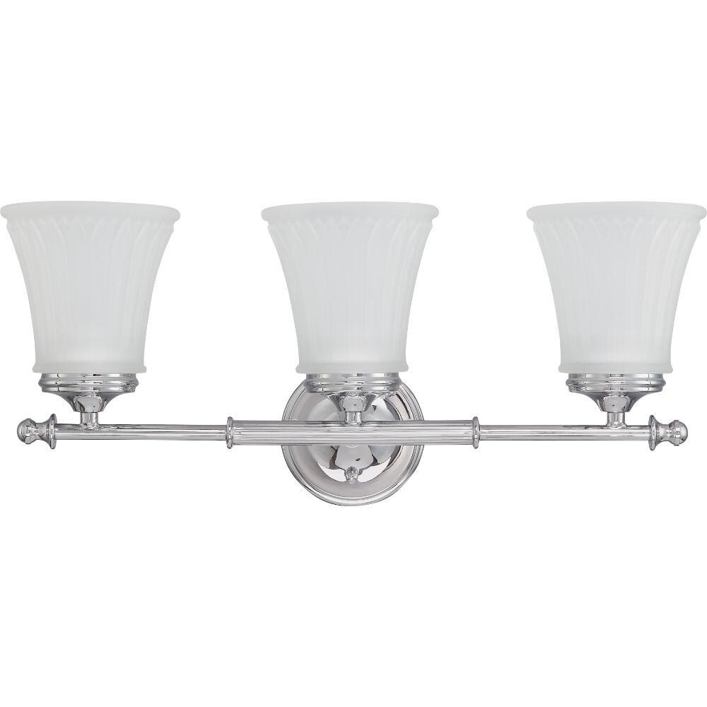  LW-SC515202 21-in 3-Light Polished Chrome Transitional Vanity Light Bar