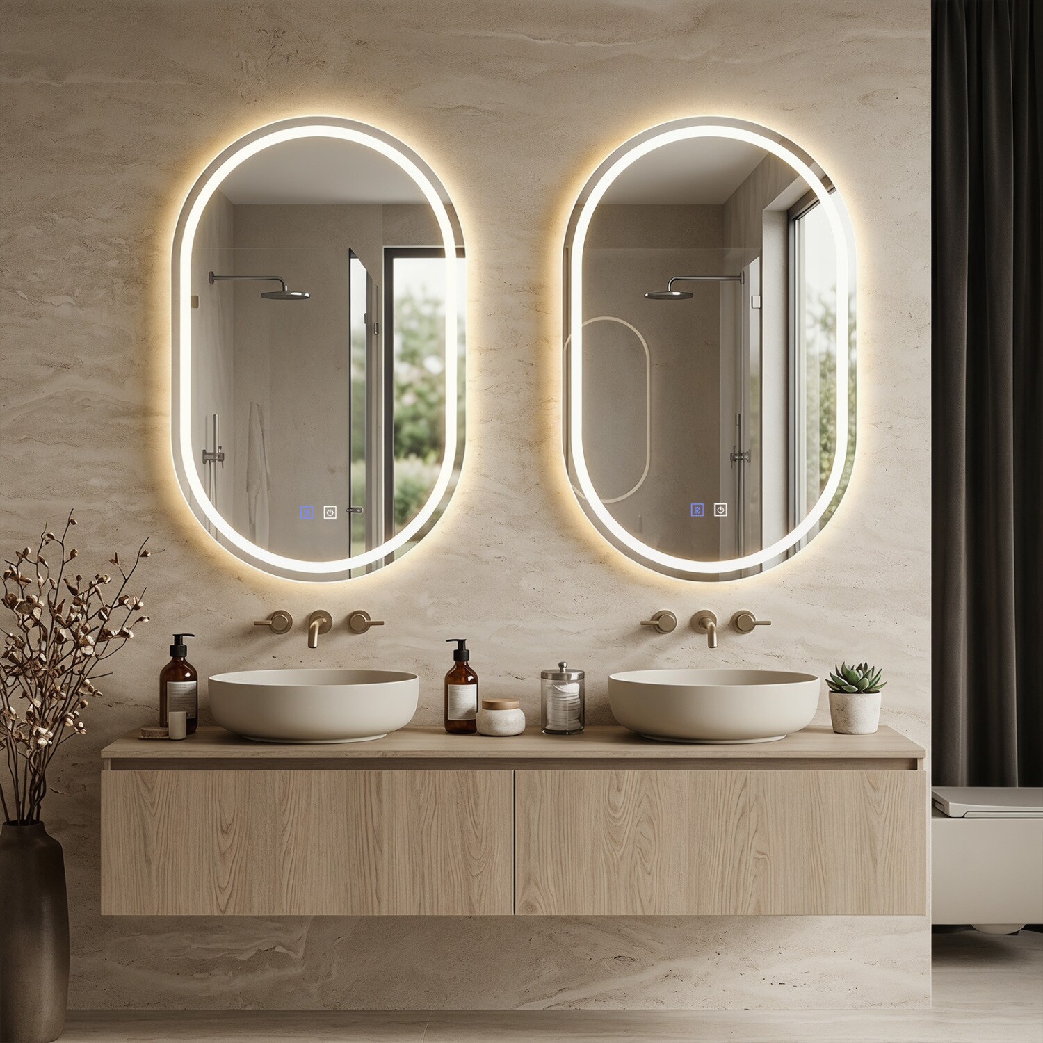 Clihome CL-LD-43337 Framed-Bath-Mirrors - View #5