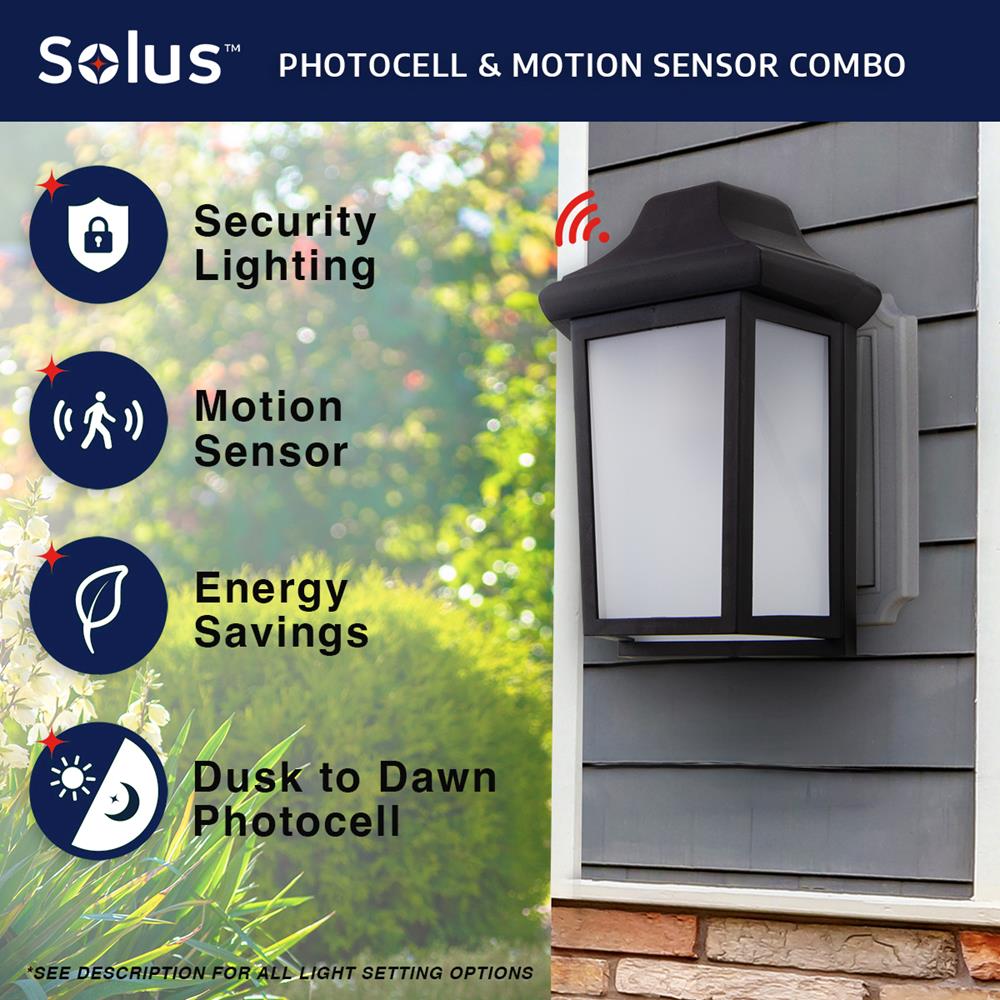 Solus WM-230FMF-BK-S Outdoor-Wall-Lighting - View #4