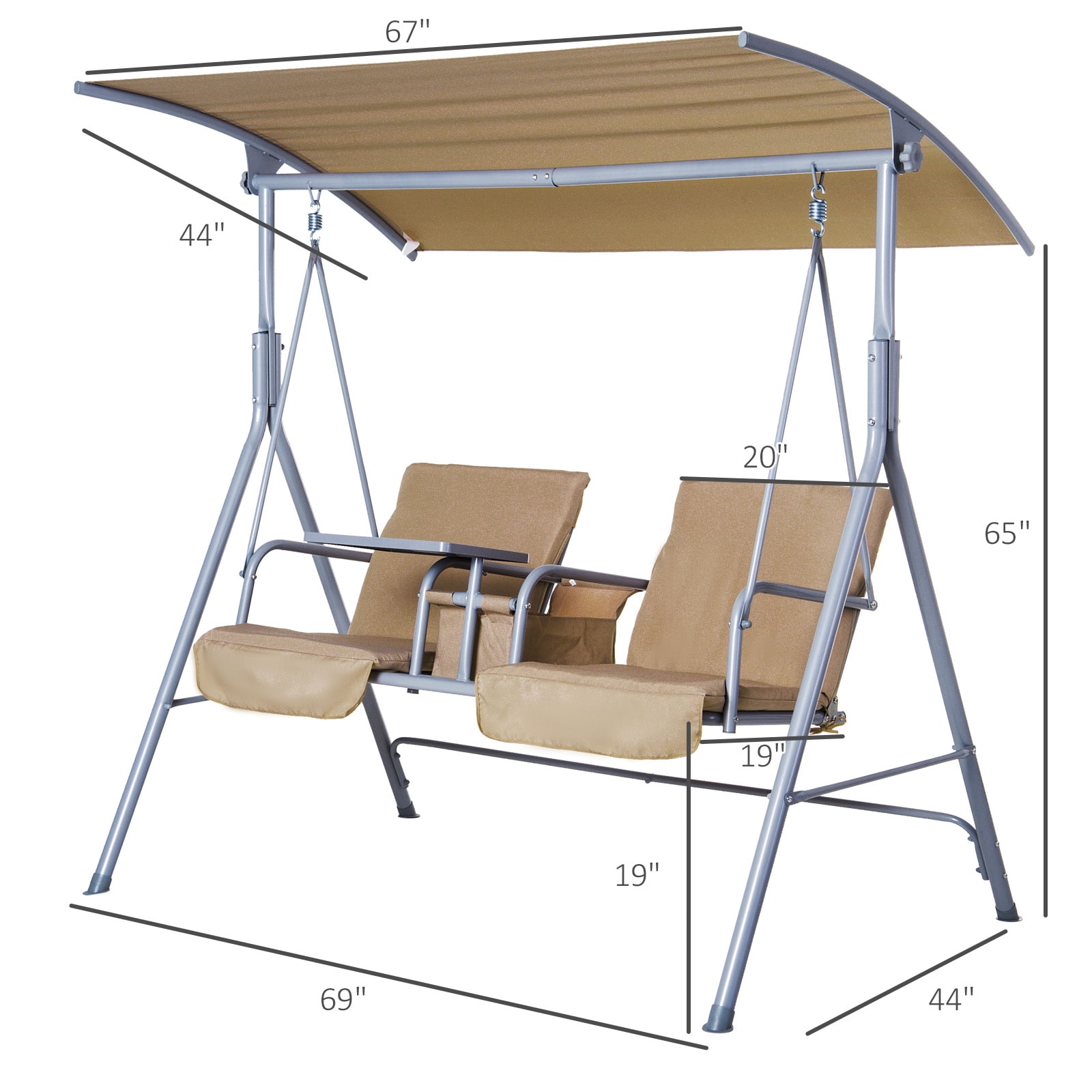 Bayfeve BFAOS-2480-SW Swing-Gliders - View #3