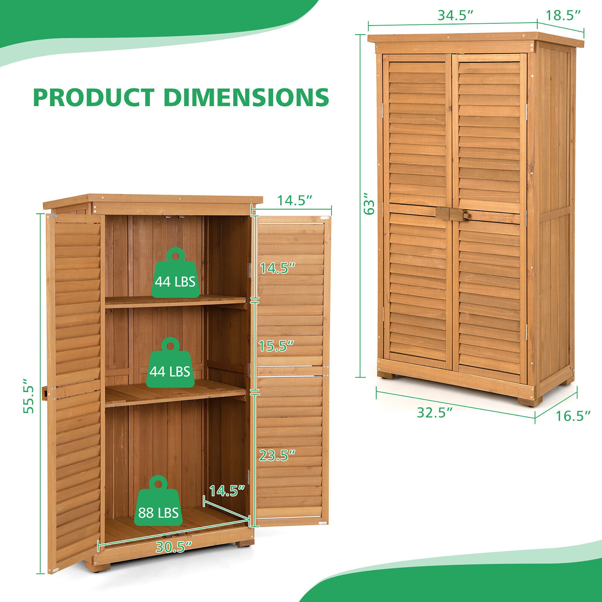 Forclover FLHY-746 Small-Outdoor-Storage - View #2