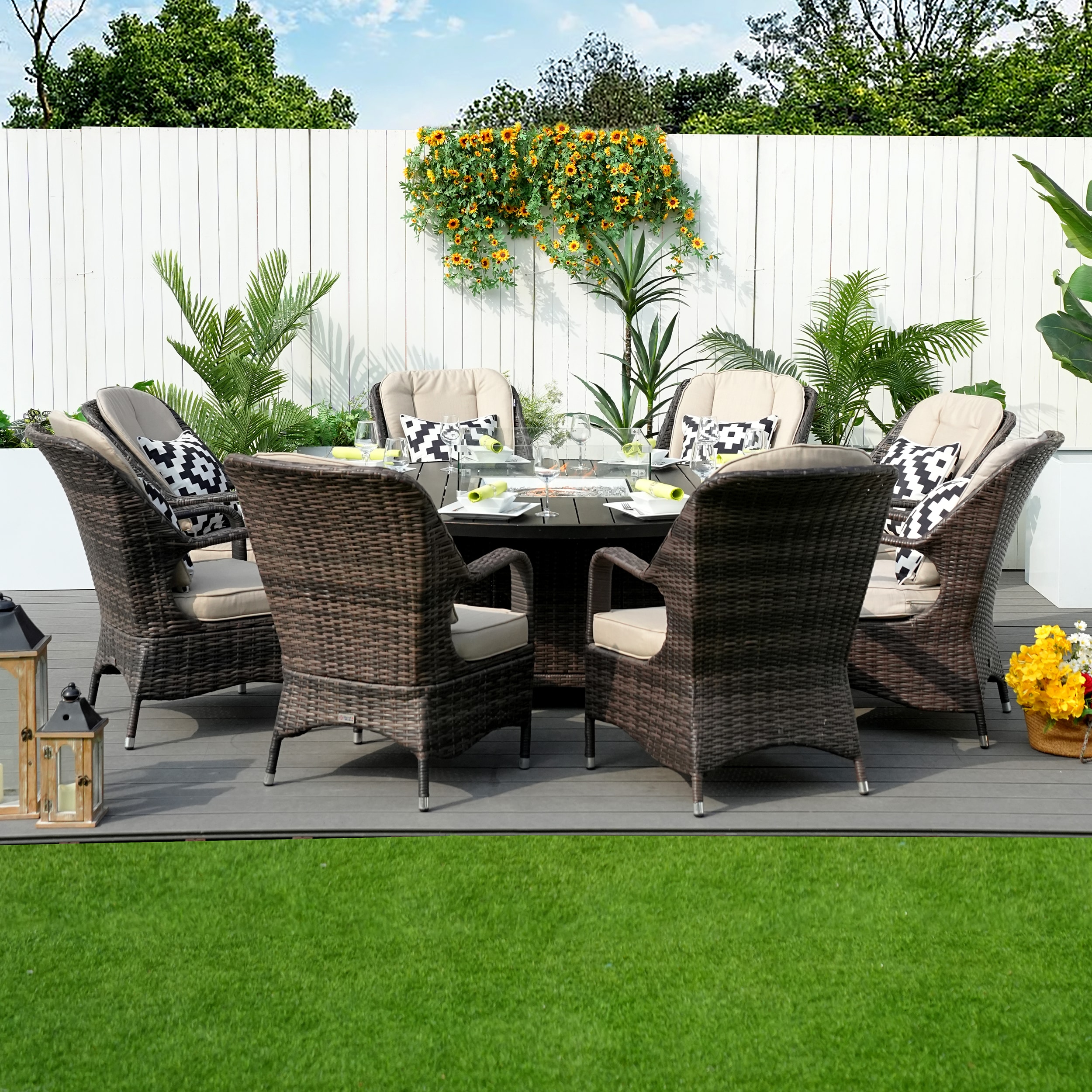 Moda Furnishings MD-PAG-1108 Patio-Dining-Sets - View #5