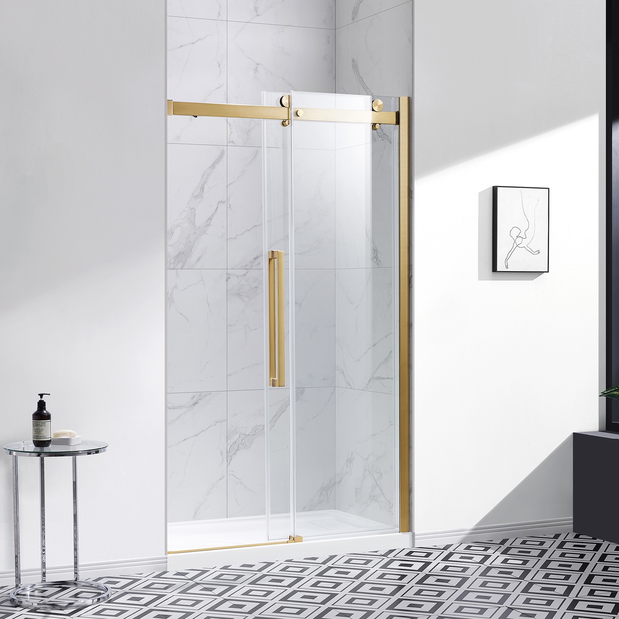 OVE Decors 15SGP-BELS48-GLD Shower-Doors - View #4