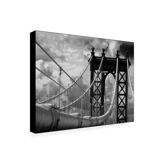 Trademark Fine Art Framed 35-in H x 47-in W Places Print on Canvas in ...