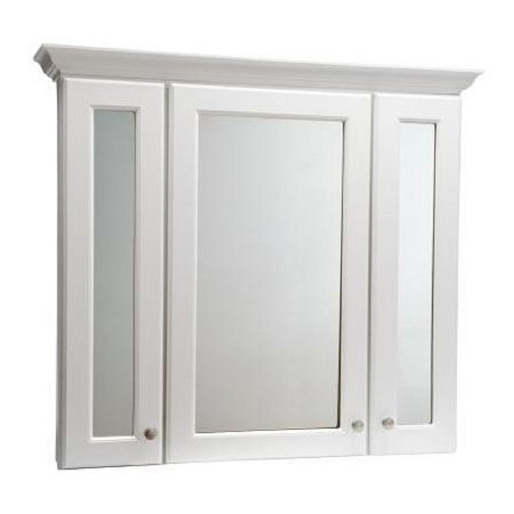 Style Selections Northrup White 42 In W X 34 In H X 5 In D White