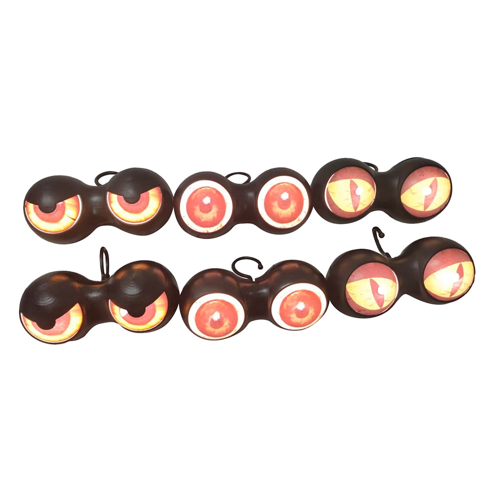 Haunted Living 6-Count 12-ft Twinkling LED Eyeball Halloween String Lights