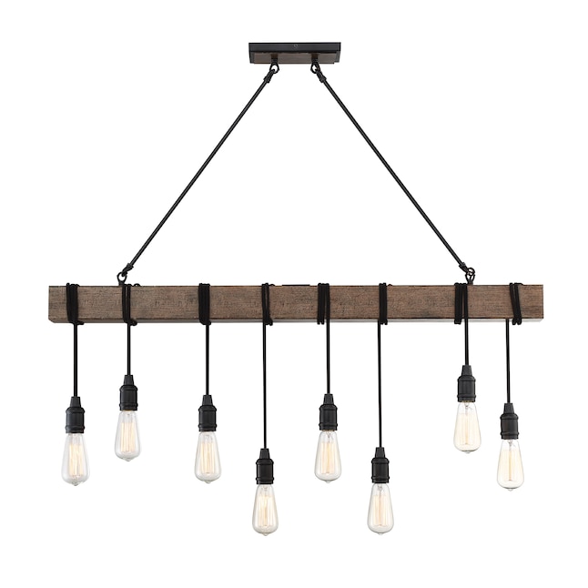 Savoy House Burgess 8-Light Durango Rustic Led; Dry rated Chandelier in ...