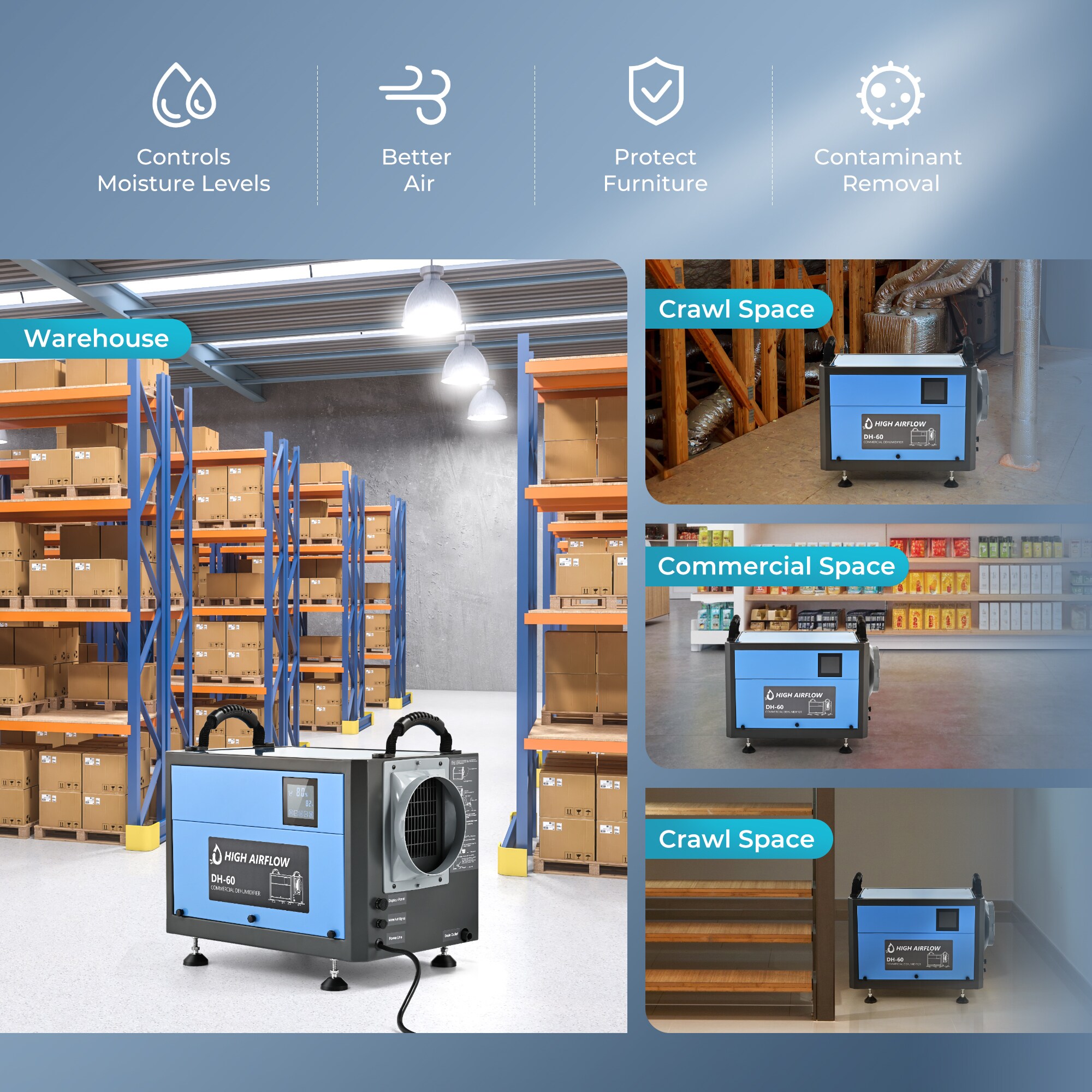 Euhomy DH003-60BU-E-LS-SC t000099 - View #4