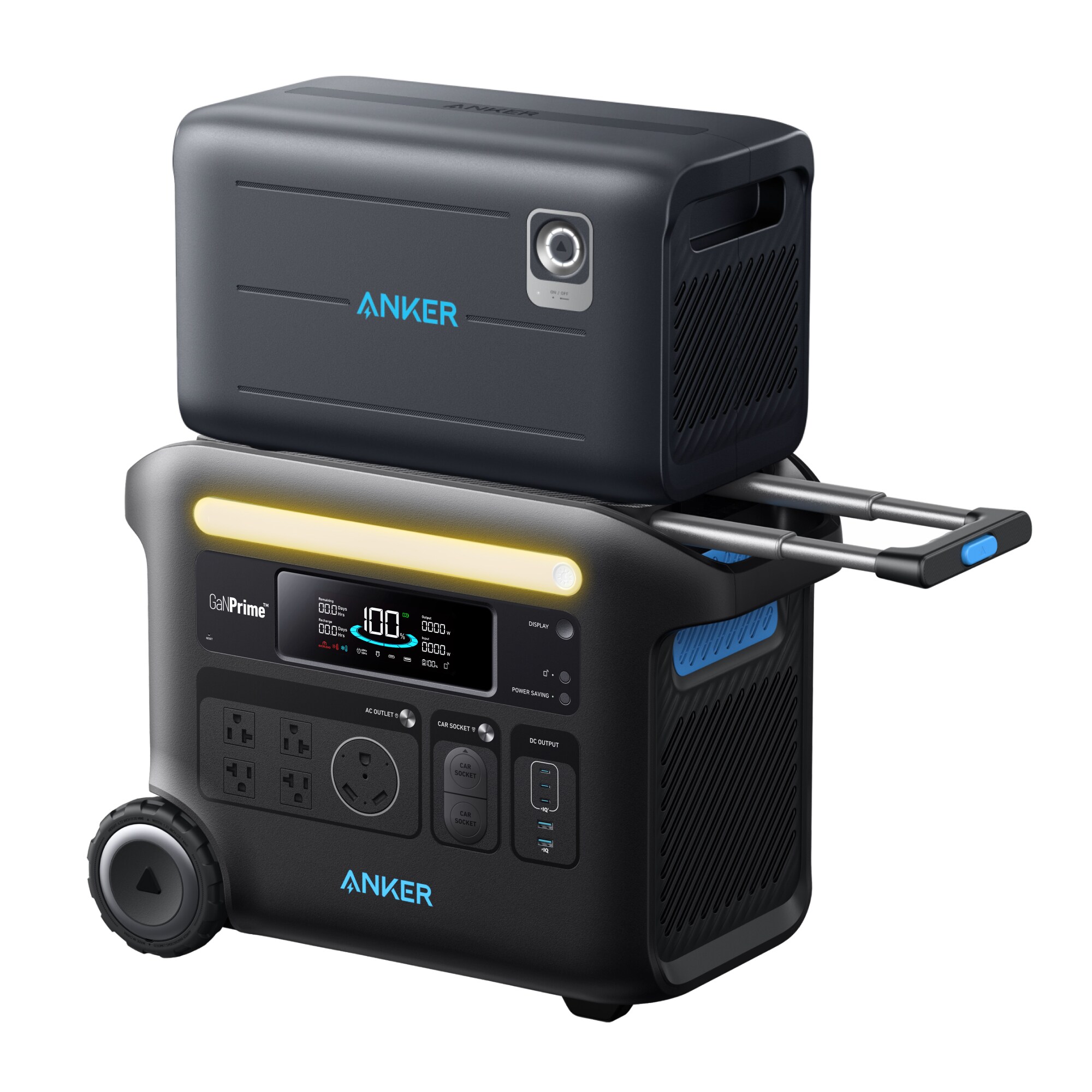 Anker SOLIX F2600 and BP2600 Expansion Battery 5,120Wh 2964 -Watts Portable Power Station #SOLIX-81KIT2