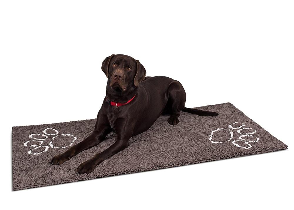Dog Gone Smart Dirty Dog Microfiber Paw Doormat - Super Absorbent Dog Mat  Keeps Paws & Floors Clean - Machine Washable Pet Door Rugs with Non-Slip
