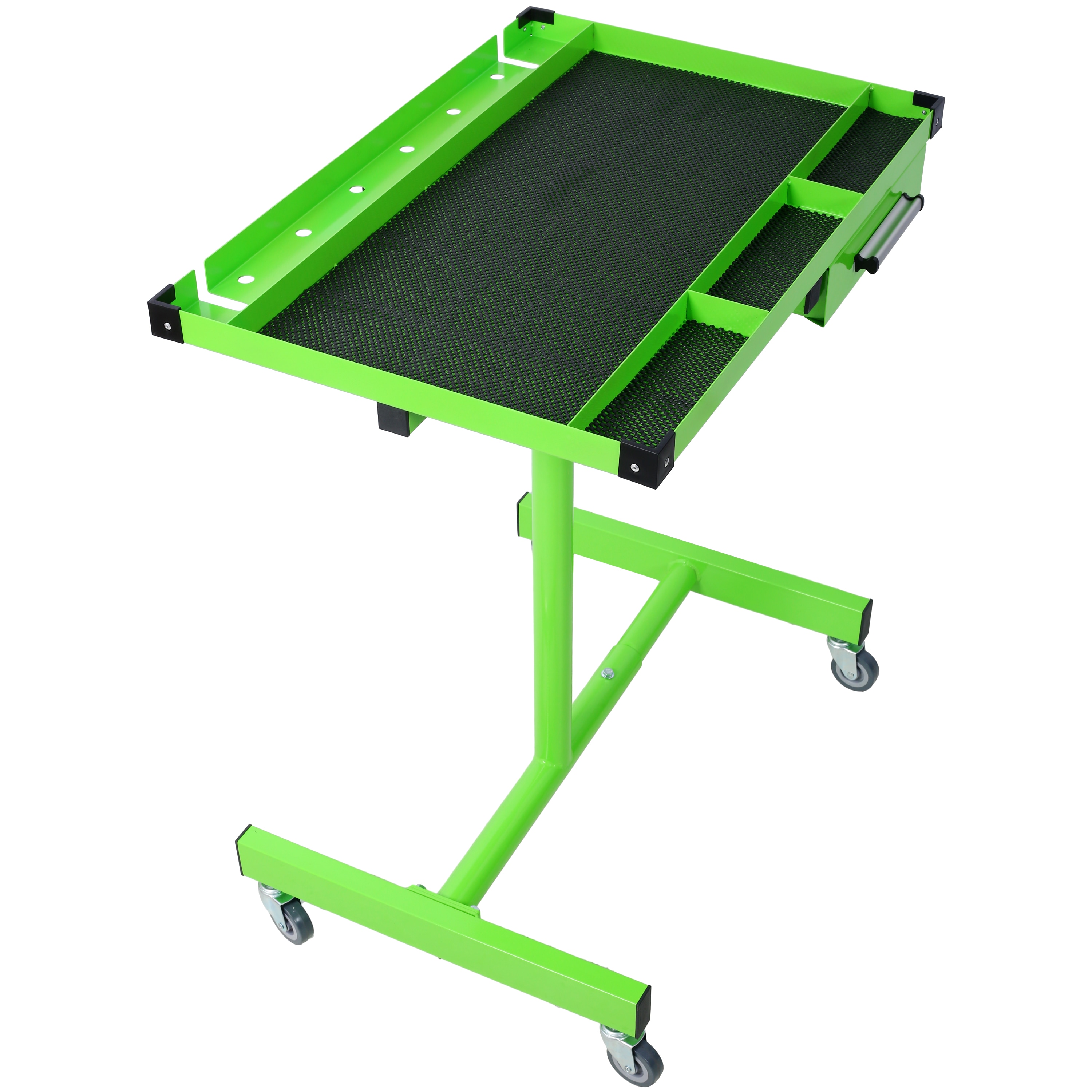 VELMONT INC Adjustable Tear Down Work Table with Drawer and Swivel Casters for Garages and Repair Shops #LVL911GA370
