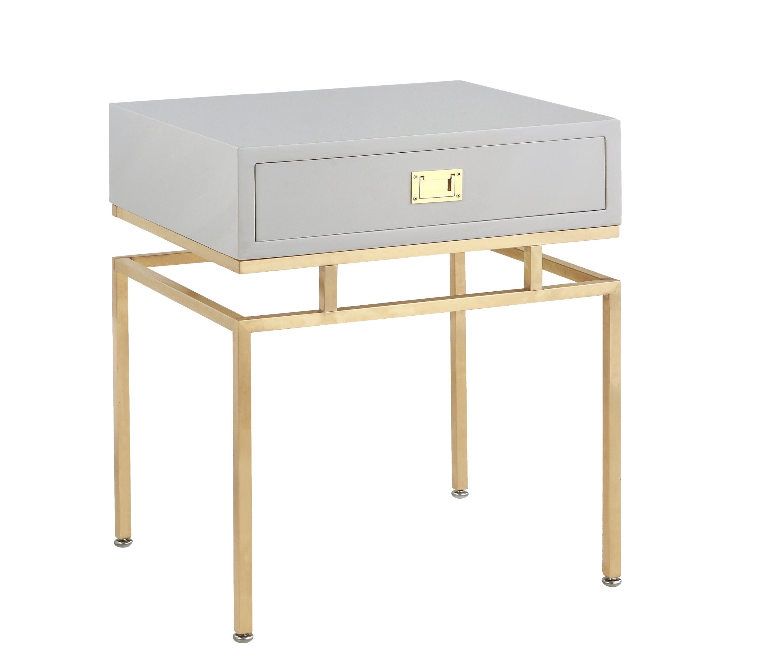 Chic Home Design FST2825-LW Genoa Grey Wood Modern Coffee Table with Storage