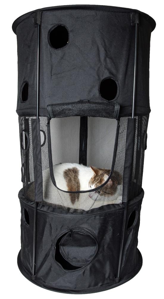 Pet Life CH1BK 39.4-Inches x 13.2-Inches Black Cat Tree