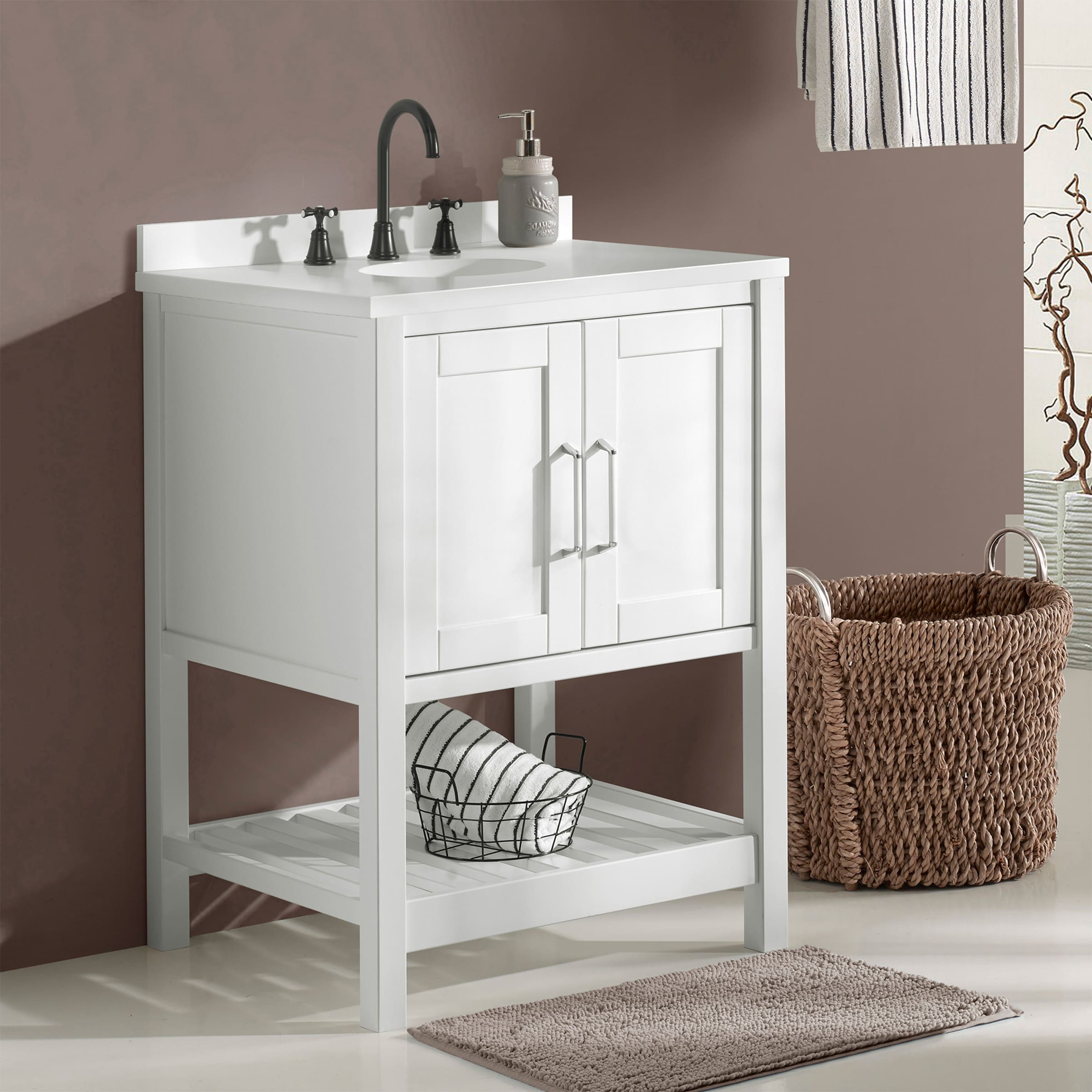 Alaterre Furniture AVAN24WHAA vanities - View #7