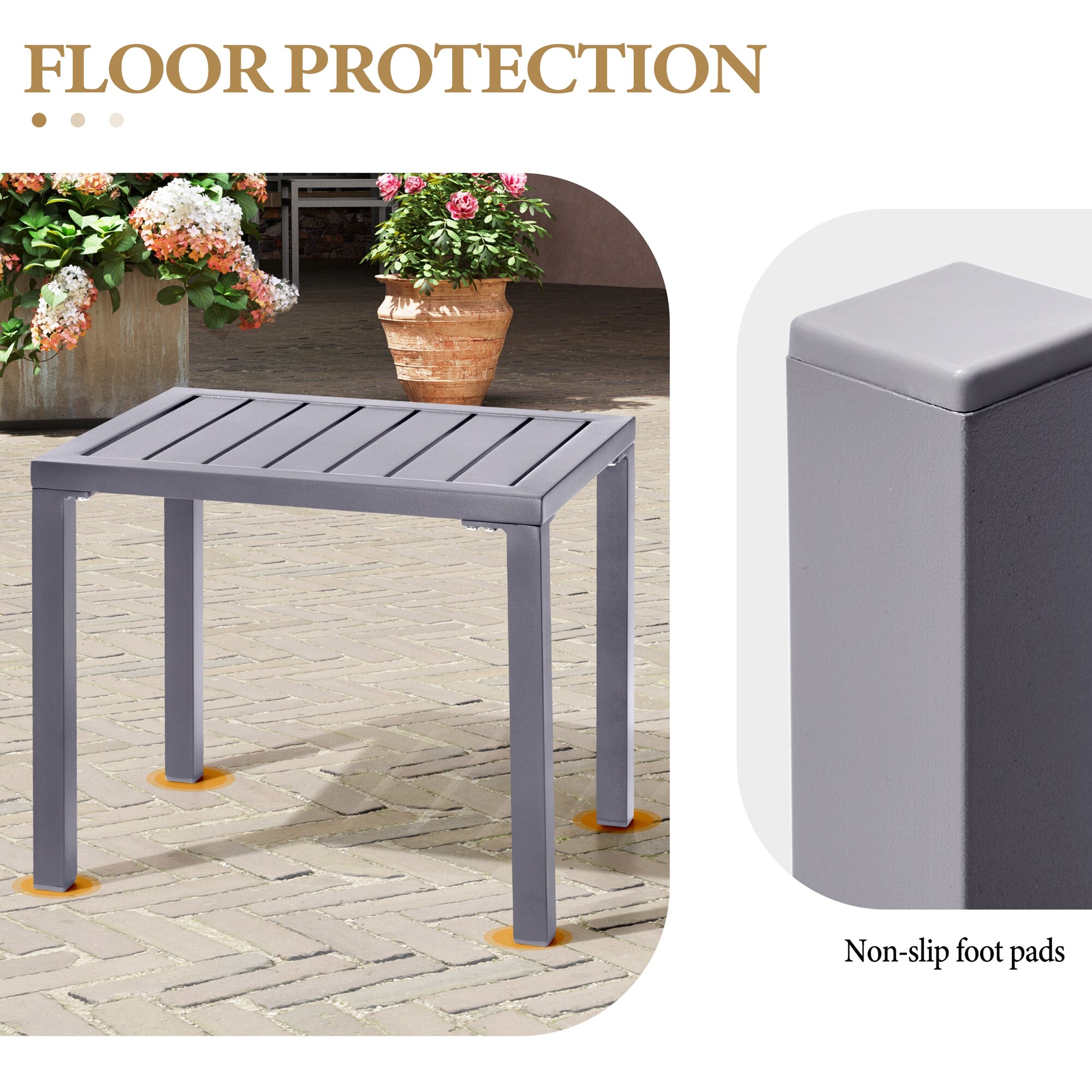 Crestlive Products CL-TB038GRY Patio-Tables - View #6