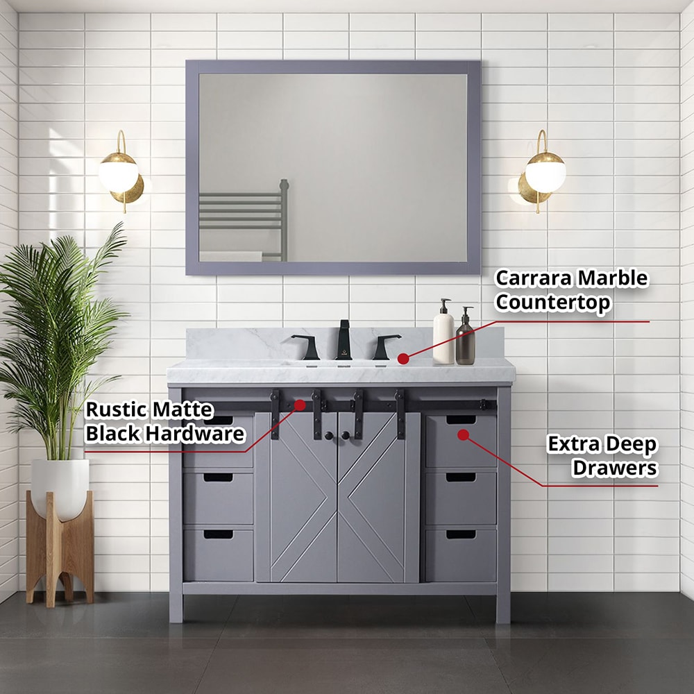Lexora LM342248SBBS000 Bath-Vanity-Combo - View #7